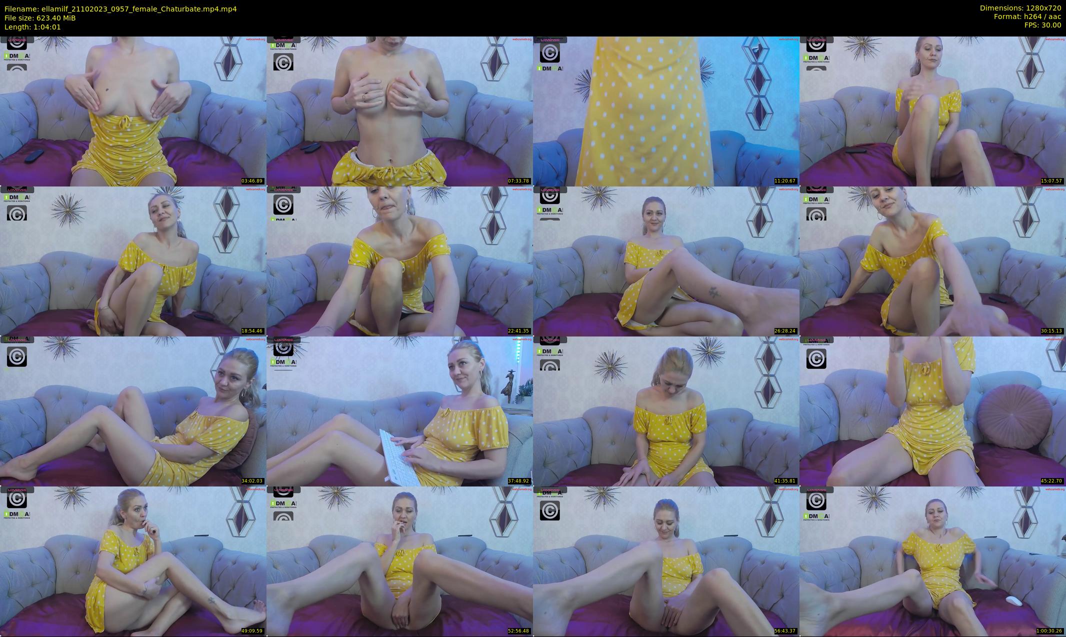 ellamilf — 65 minute Chaturbate female cam show recording, 720p, Oct 21, 2023