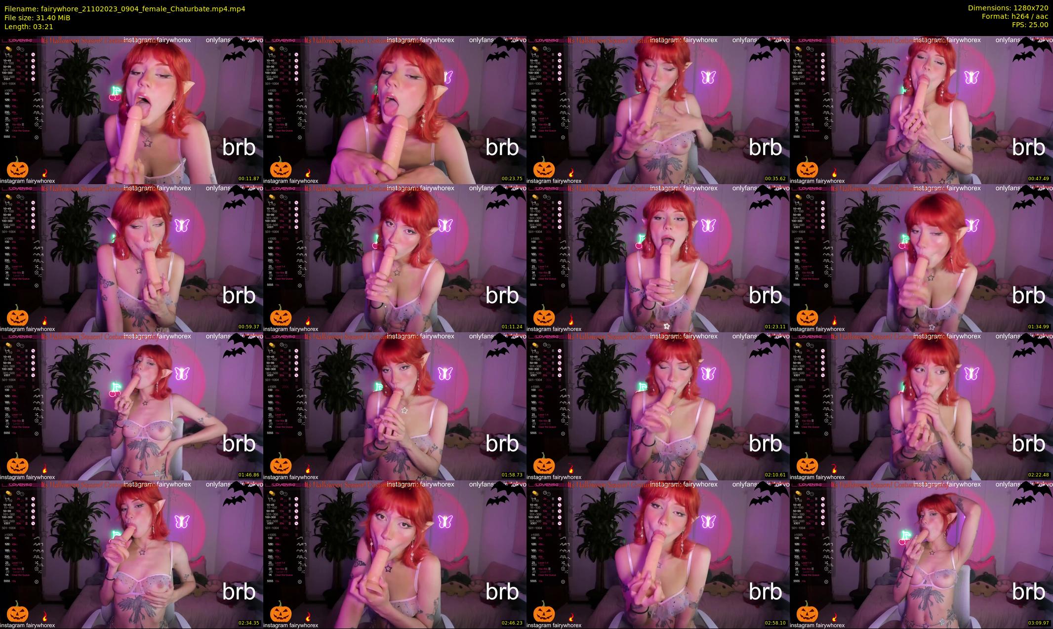 fairywhore — 4 minute Chaturbate female cam show recording, 720p, Oct 21, 2023
