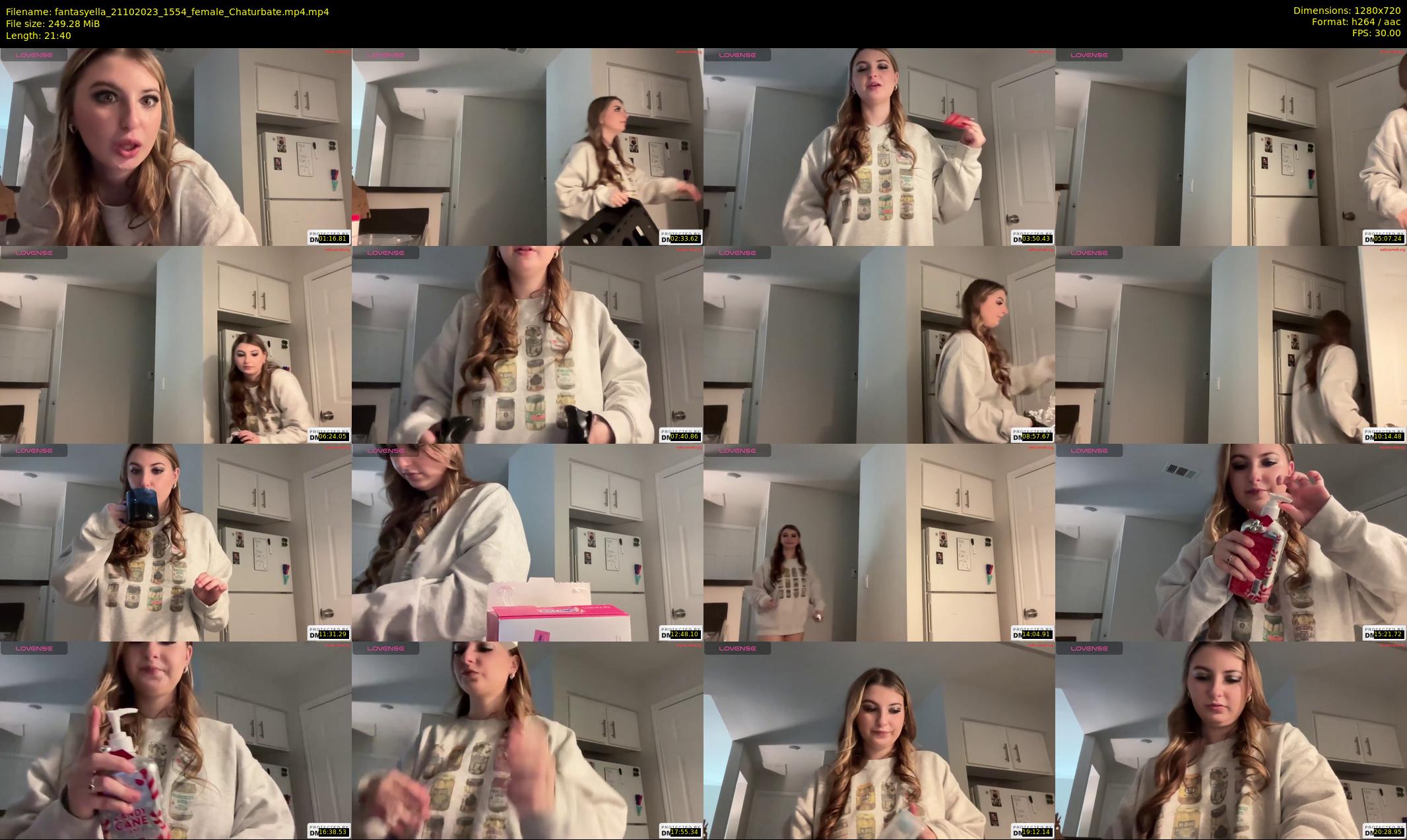 fantasyella — 22 minute Chaturbate female cam show recording, 720p, Oct 21, 2023