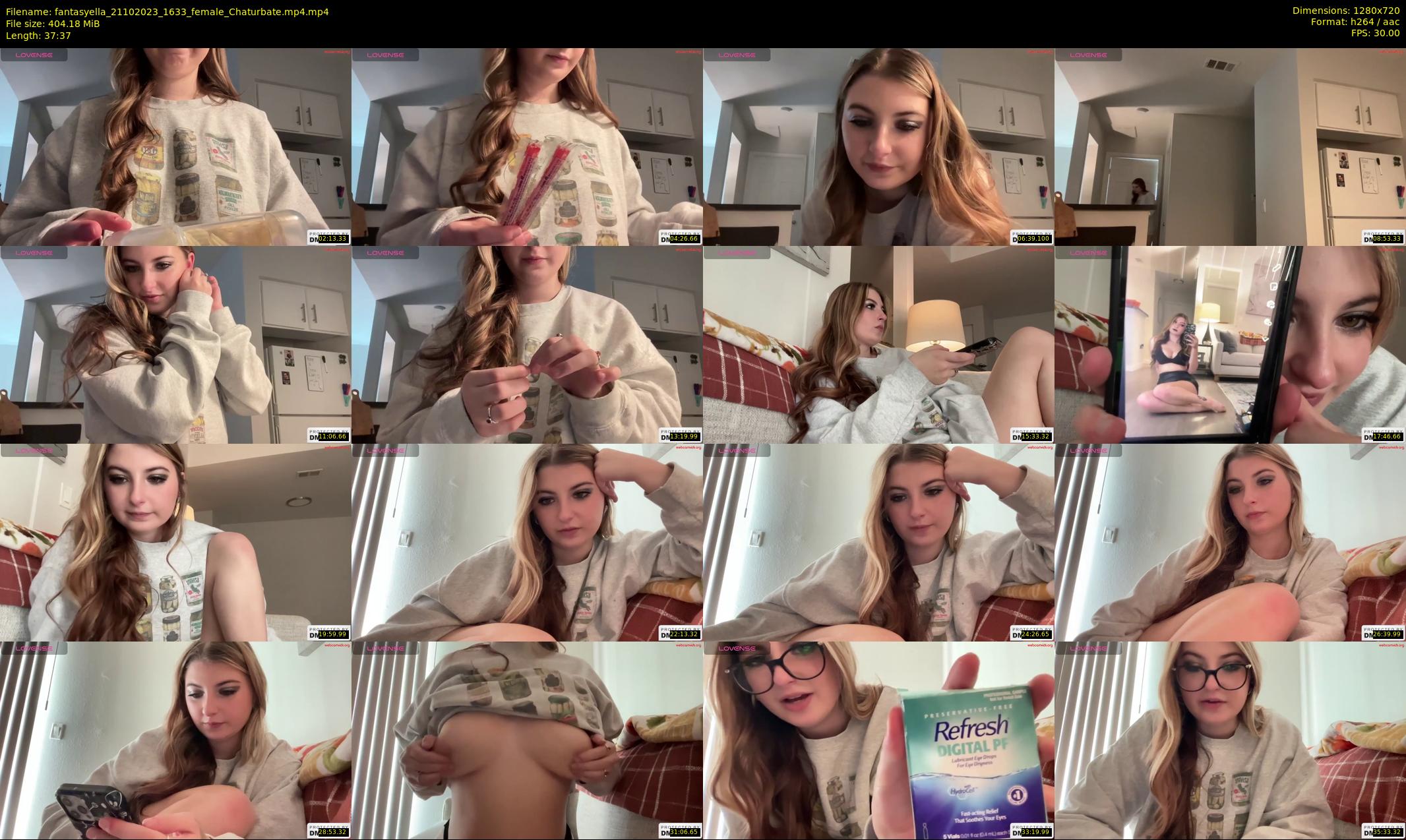 fantasyella — 38 minute Chaturbate female cam show recording, 720p, Oct 21, 2023