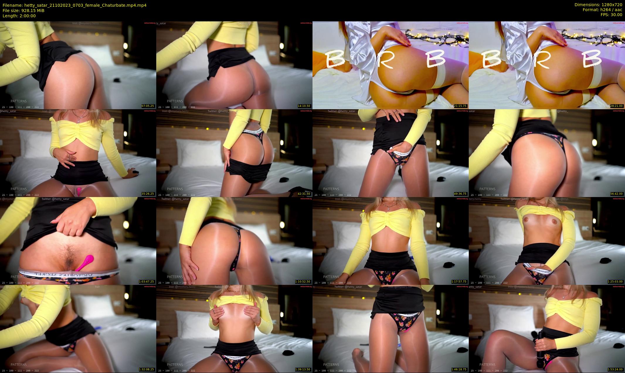 hetty_satar — 120 minute Chaturbate female cam show recording, 720p, Oct 21, 2023