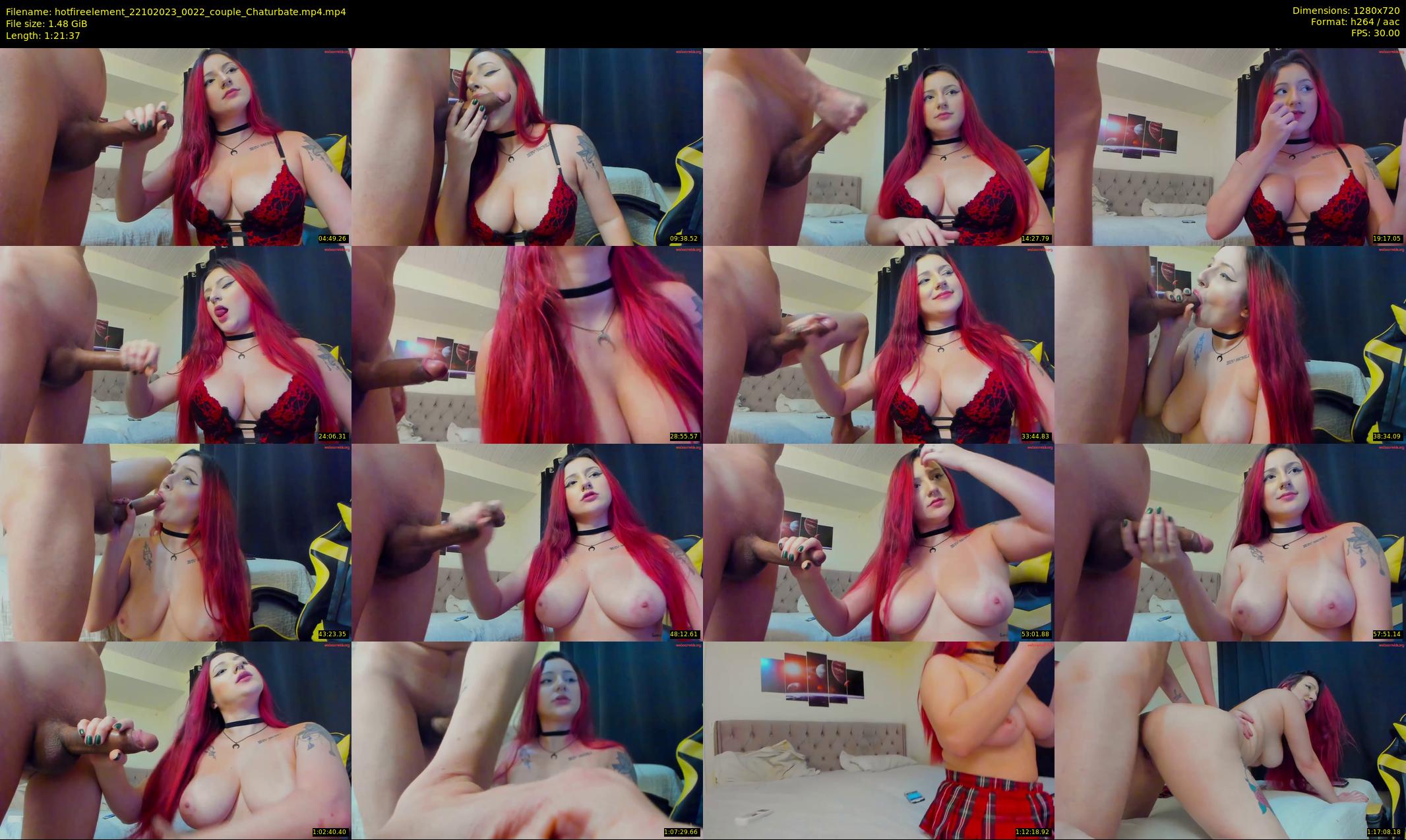 hotfireelement — 82 minute Chaturbate couple cam show recording, 720p, Oct 22, 2023