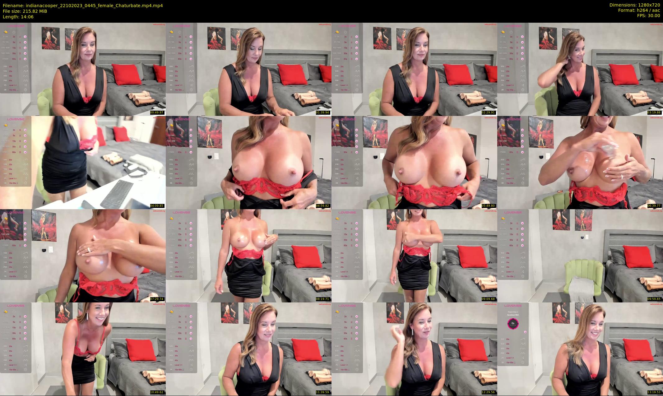 indianacooper — 15 minute Chaturbate female cam show recording, 720p, Oct 22, 2023