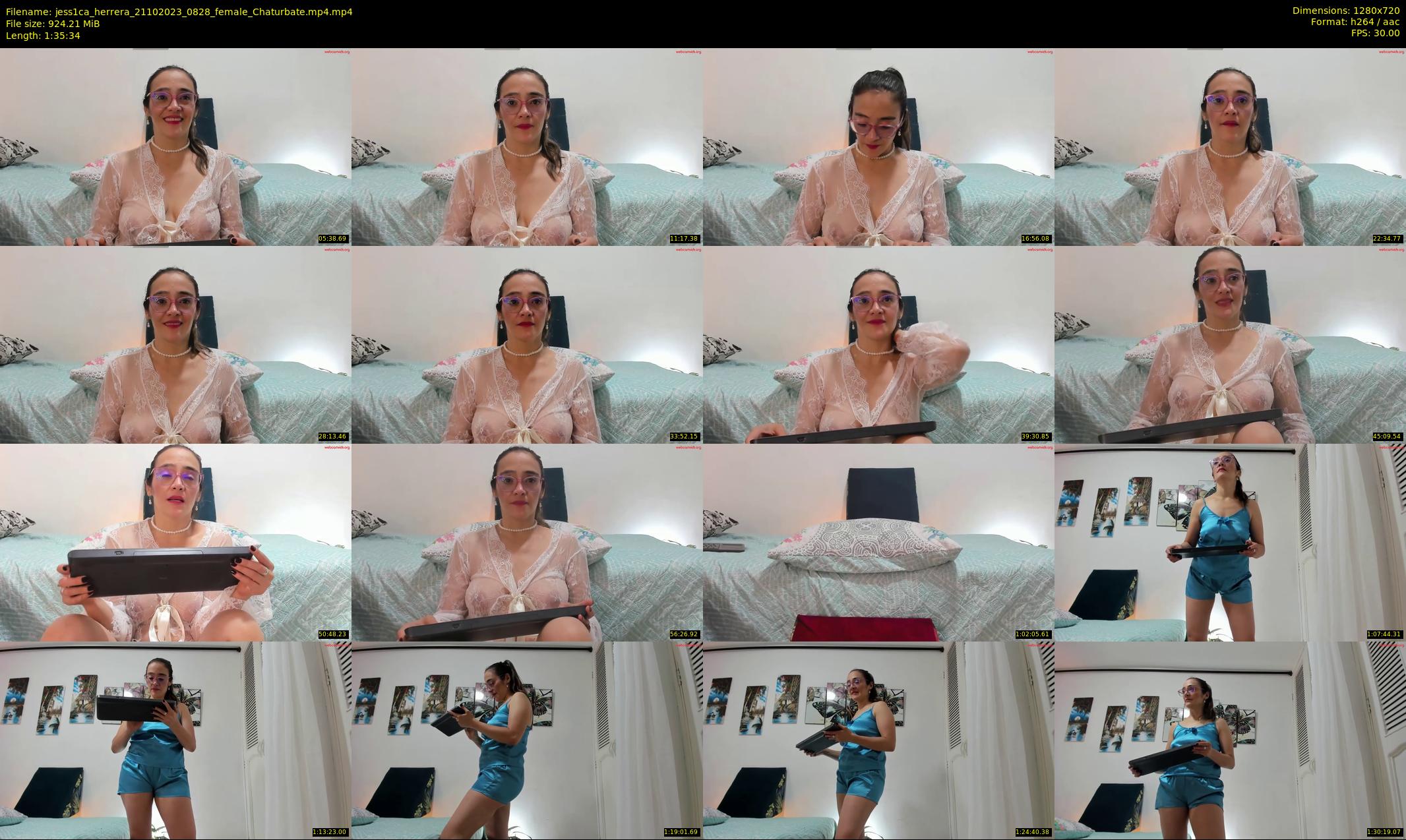 jess1ca_herrera — 96 minute Chaturbate female cam show recording, 720p, Oct 21, 2023