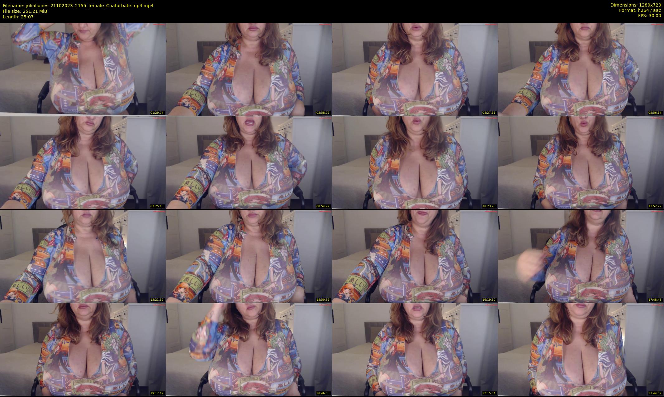 julialiones — 26 minute Chaturbate female cam show recording, 720p, Oct 21, 2023