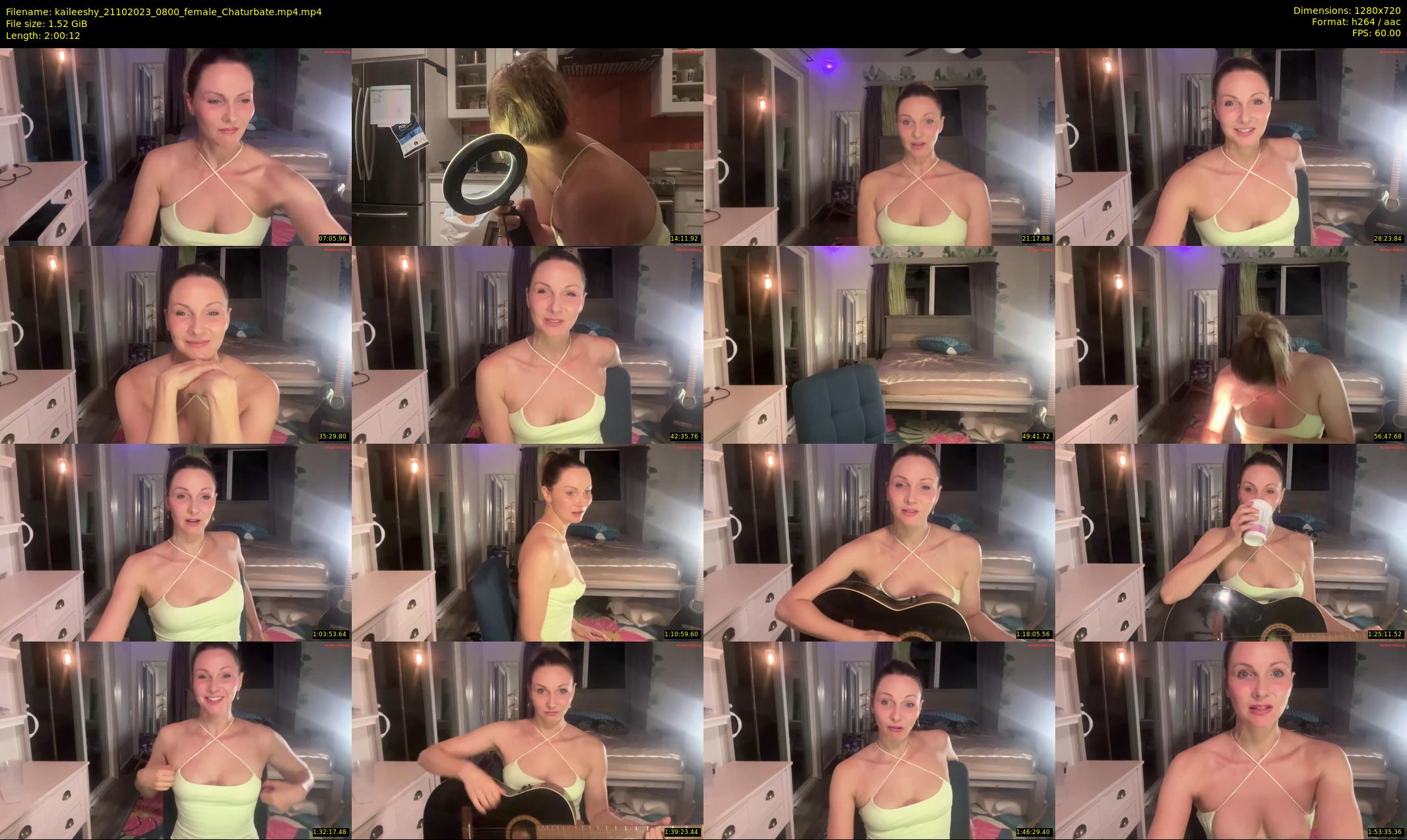 kaileeshy — 121 minute Chaturbate female cam show recording, 720p, Oct 21, 2023