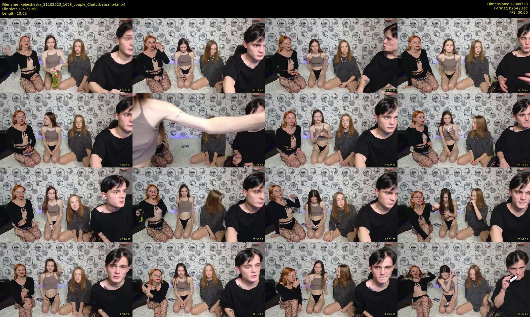 kebesheska — 11 minute Chaturbate couple cam show recording, 720p, Oct 21, 2023