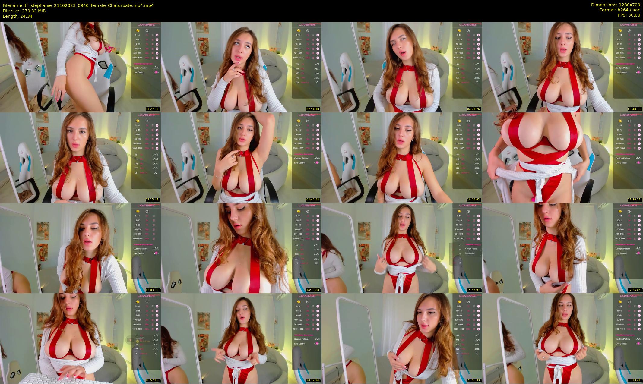 lil_stephanie — 25 minute Chaturbate female cam show recording, 720p, Oct 21, 2023