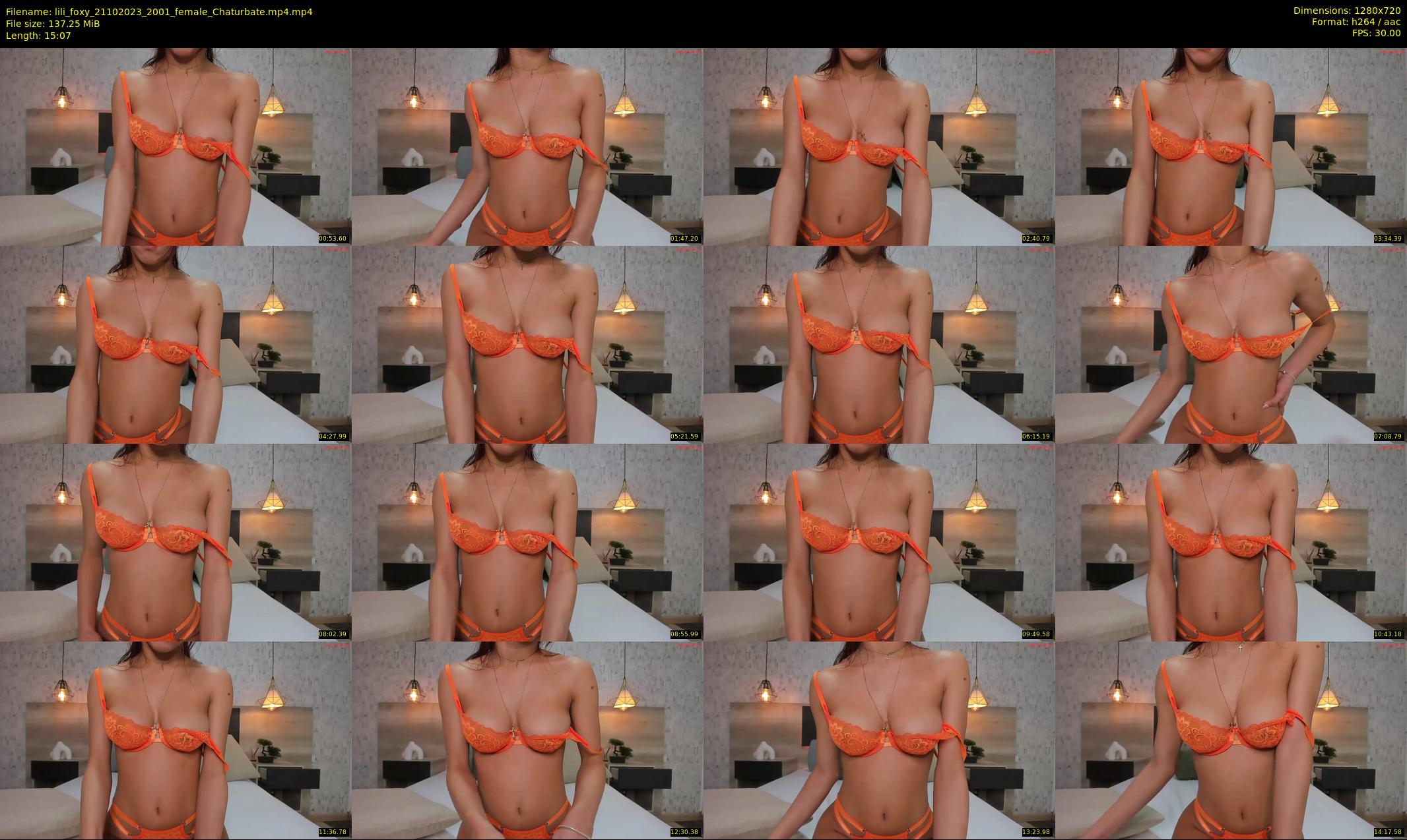lili_foxy — 16 minute Chaturbate female cam show recording, 720p, Oct 21, 2023
