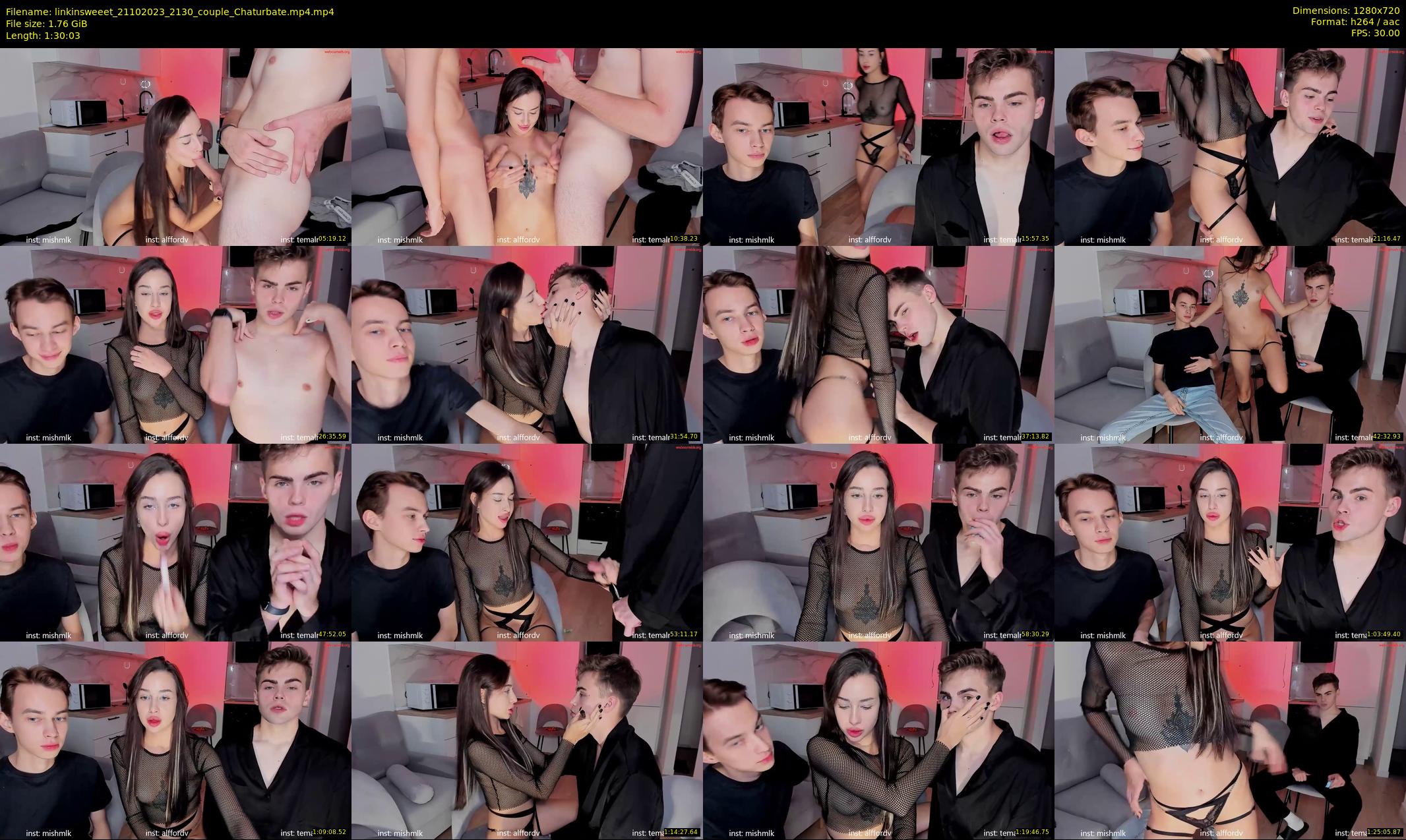 linkinsweeet — 91 minute Chaturbate couple cam show recording, 720p, Oct 21, 2023