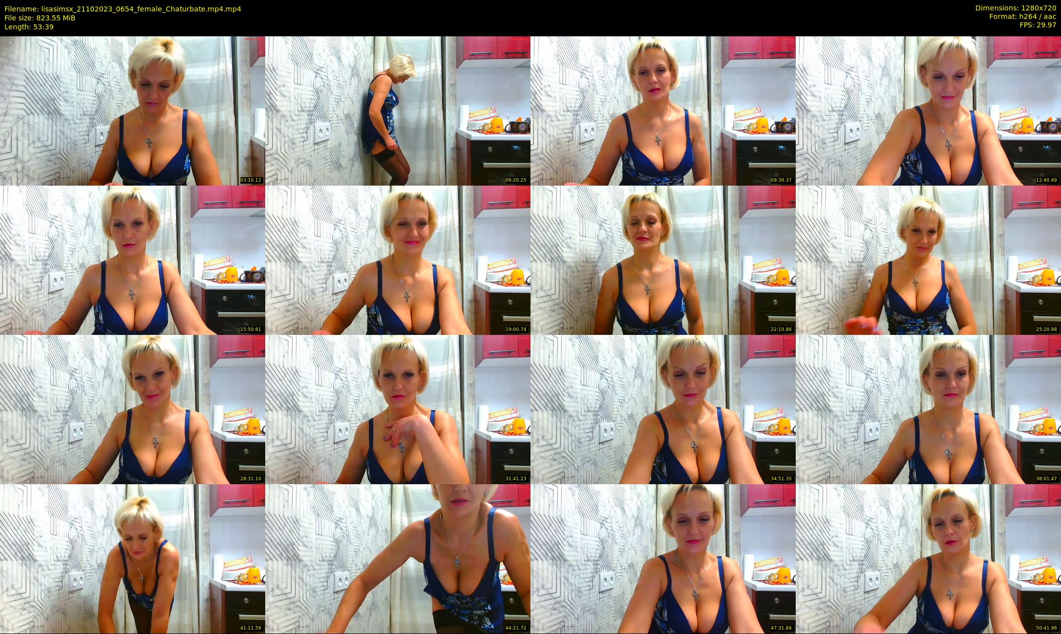 lisasimsx — 54 minute Chaturbate female cam show recording, 720p, Oct 21, 2023
