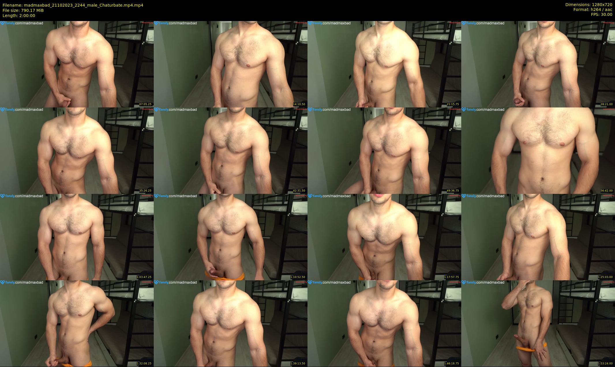 madmaxbad — 120 minute Chaturbate male cam show recording, 720p, Oct 21, 2023