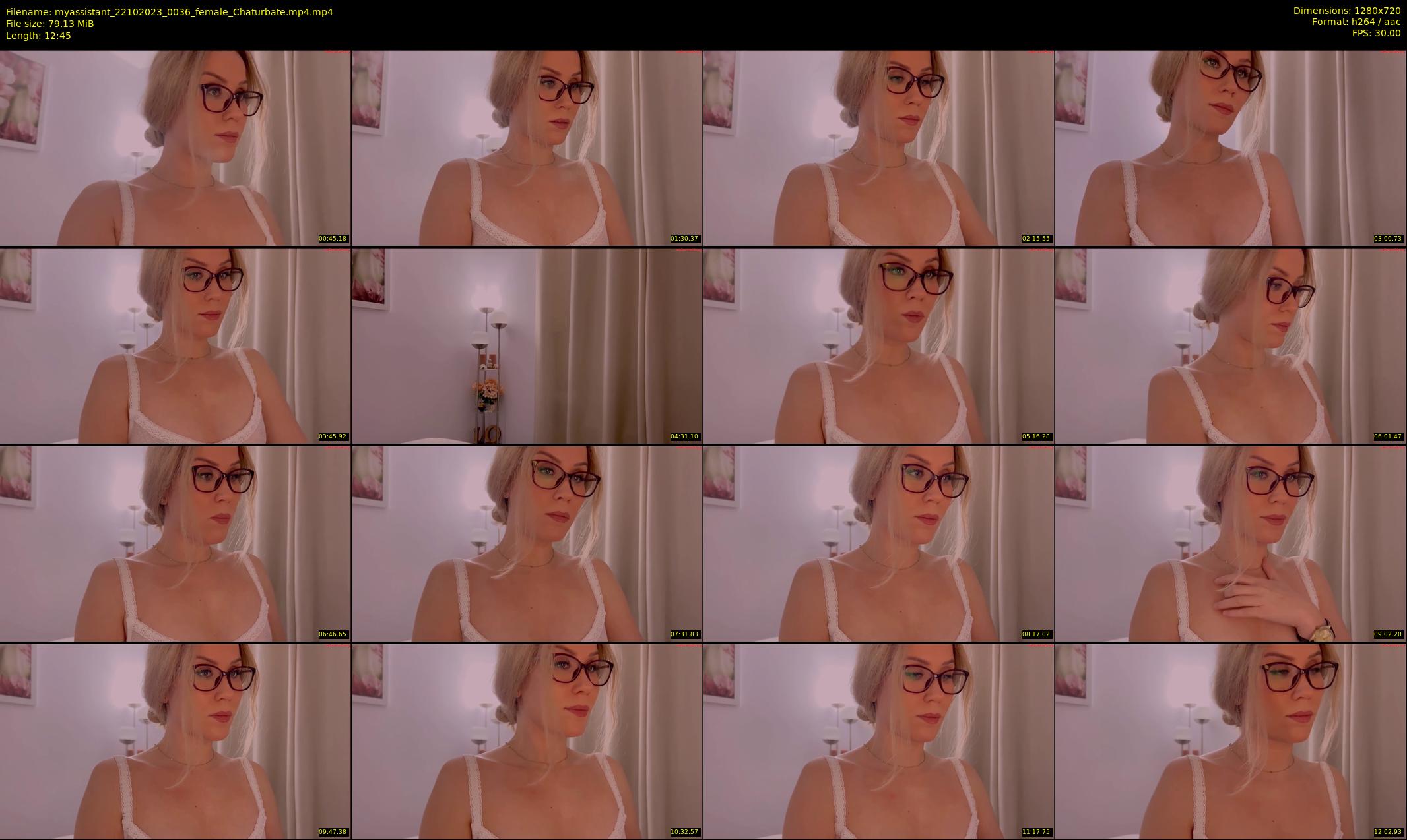 myassistant — 13 minute Chaturbate female cam show recording, 720p, Oct 22, 2023