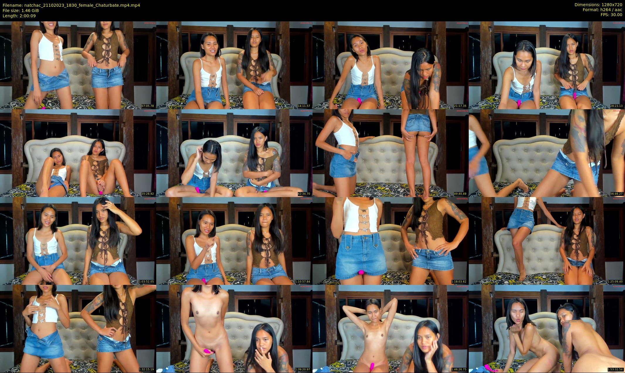 natchac — 121 minute Chaturbate female cam show recording, 720p, Oct 21, 2023