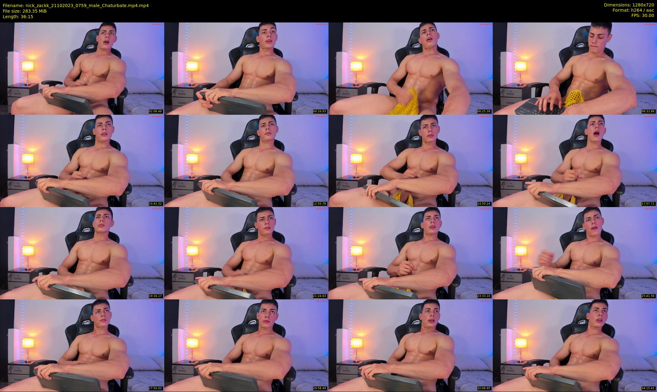 nick_zackk — 37 minute Chaturbate male cam show recording, 720p, Oct 21, 2023