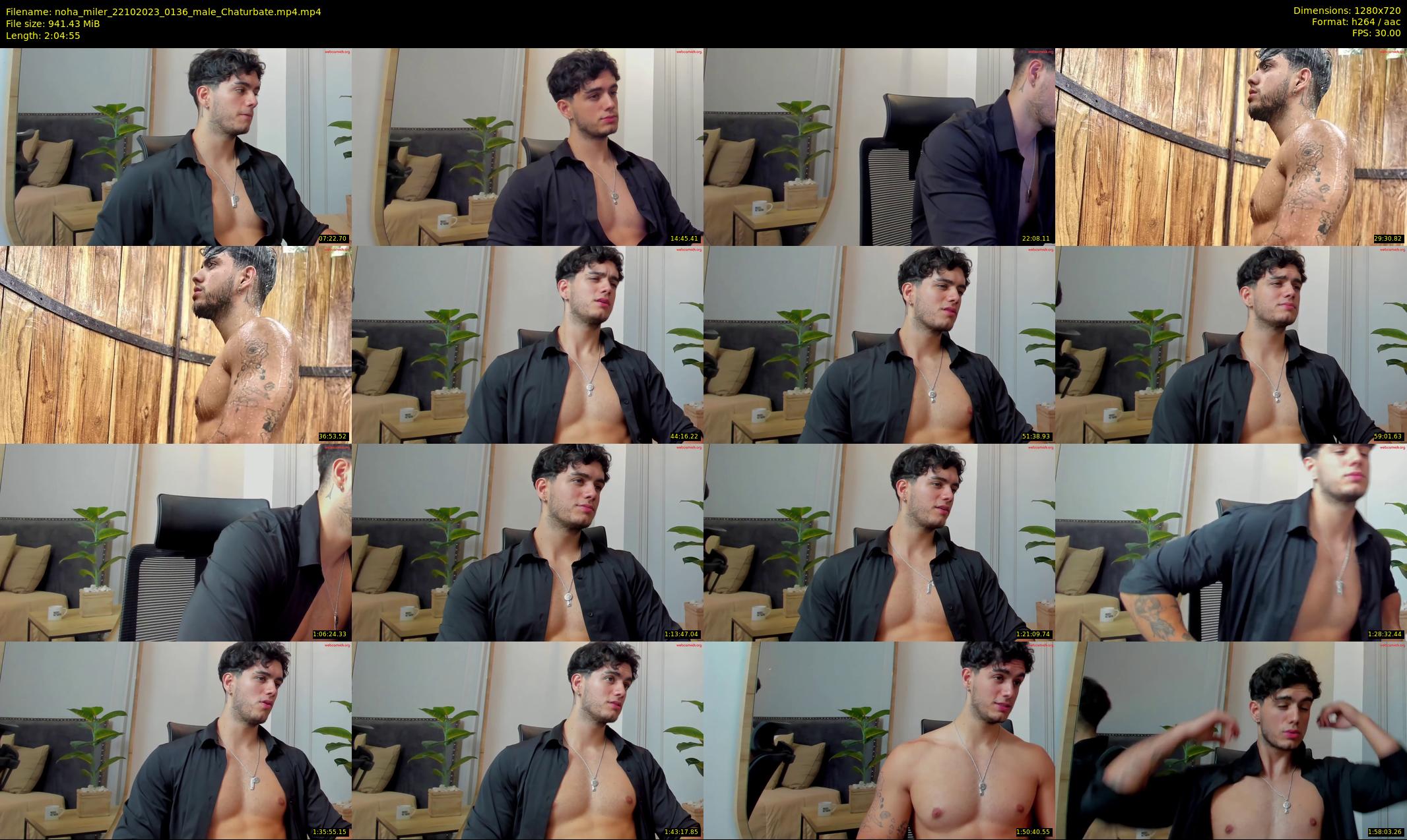 noha_miler — 125 minute Chaturbate male cam show recording, 720p, Oct 22, 2023