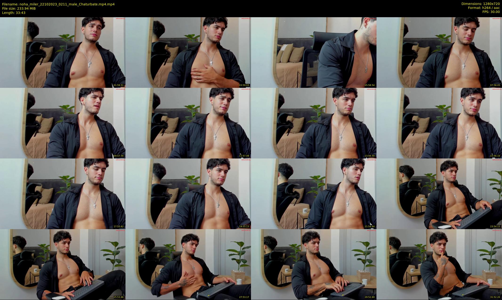 noha_miler — 34 minute Chaturbate male cam show recording, 720p, Oct 22, 2023