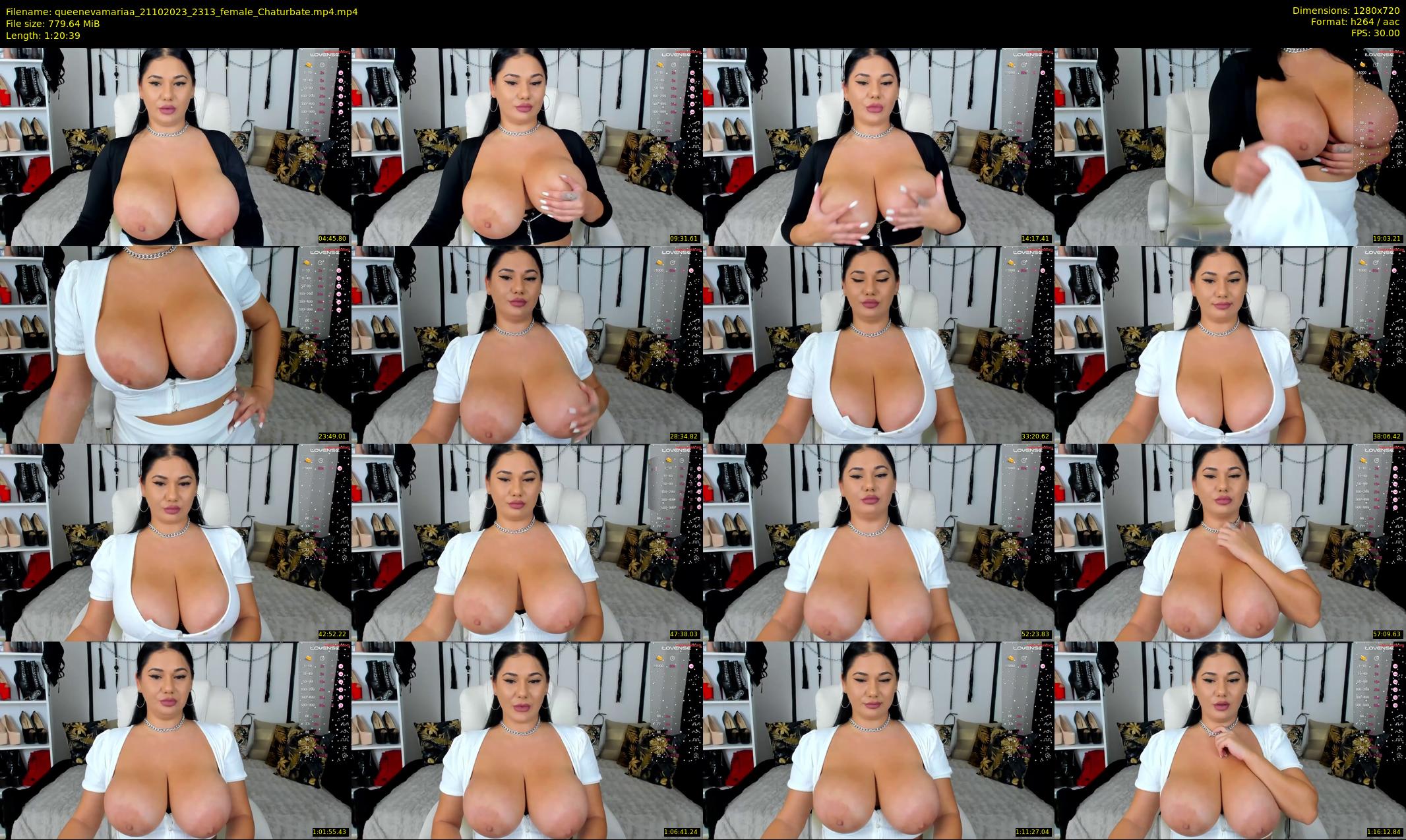 queenevamariaa — 81 minute Chaturbate female cam show recording, 720p, Oct 21, 2023