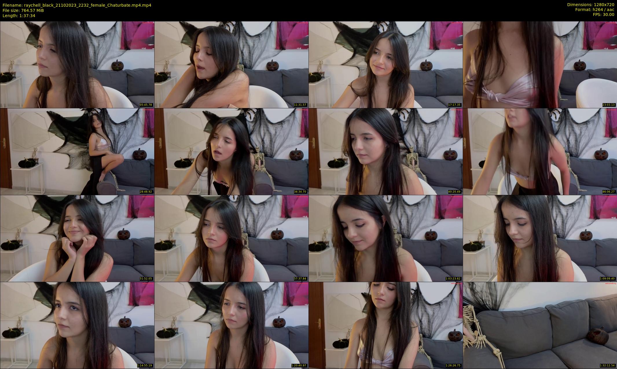 raychell_black — 98 minute Chaturbate female cam show recording, 720p, Oct 21, 2023