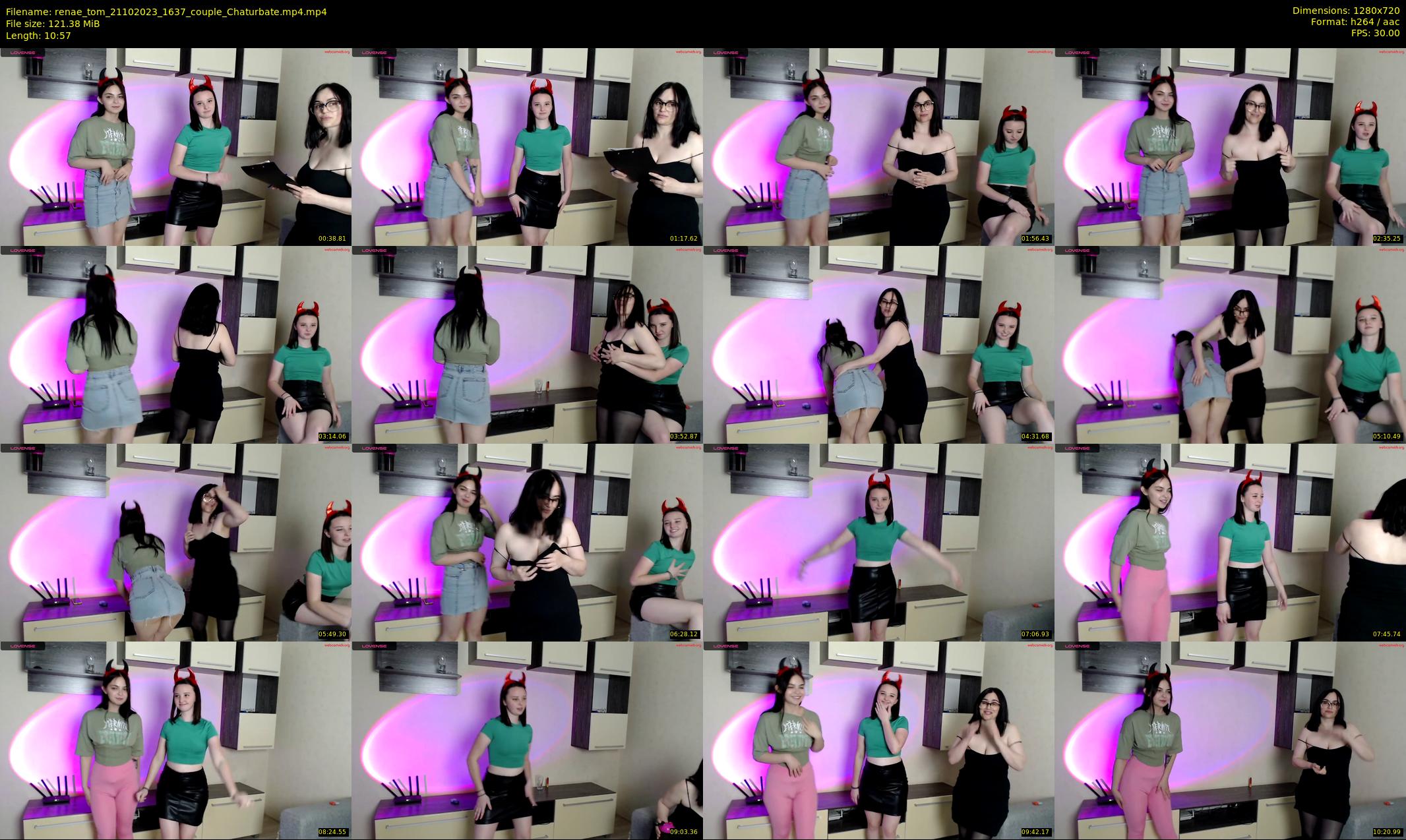 renae_tom — 11 minute Chaturbate couple cam show recording, 720p, Oct 21, 2023