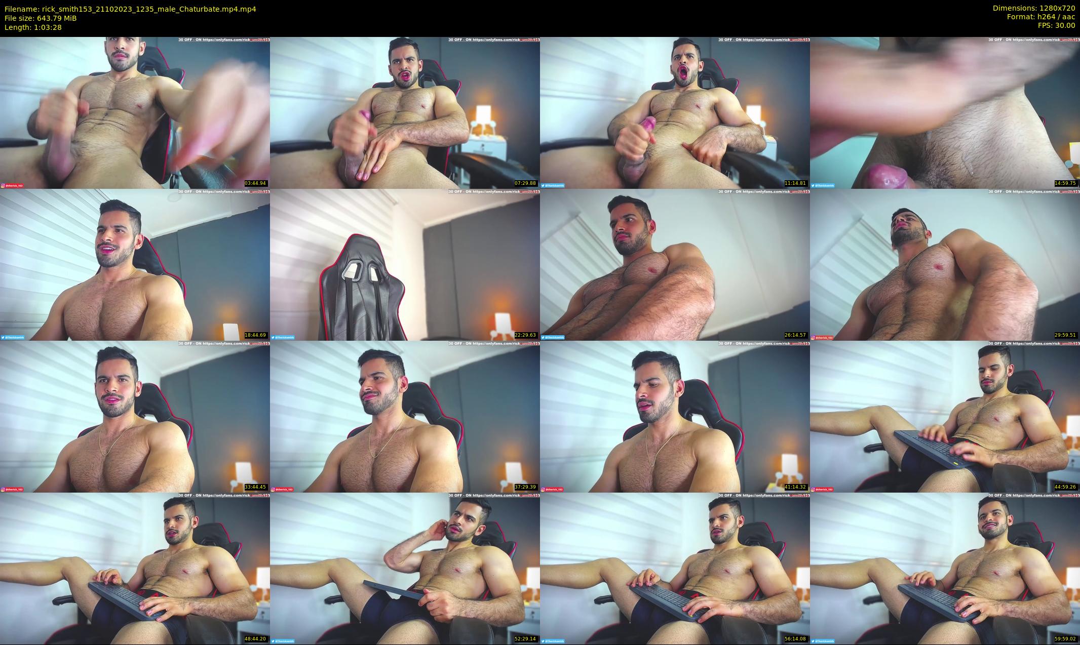 rick_smith153 — 64 minute Chaturbate male cam show recording, 720p, Oct 21, 2023