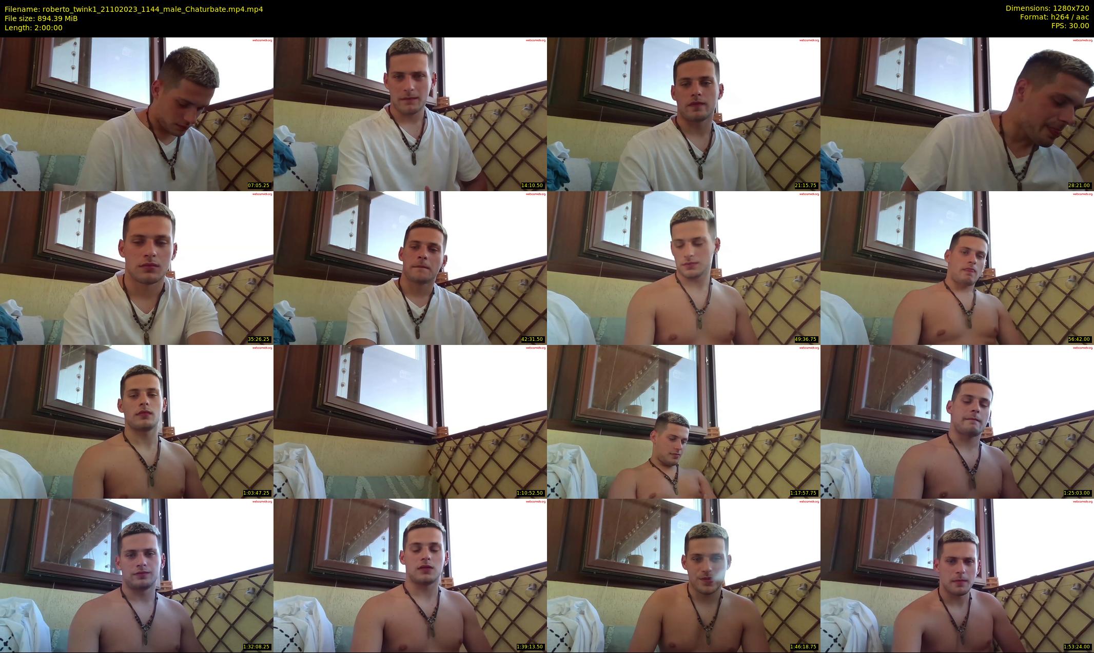 roberto_twink1 — 120 minute Chaturbate male cam show recording, 720p, Oct 21, 2023