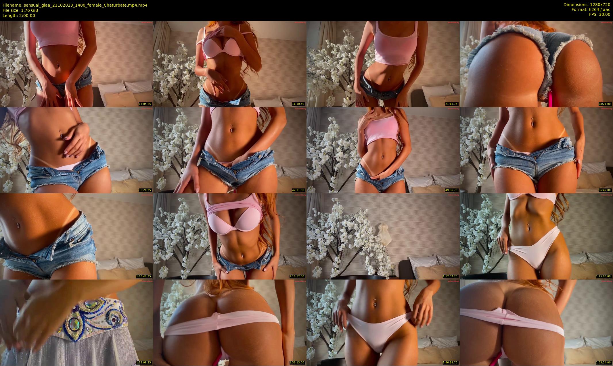 sensual_giaa — 120 minute Chaturbate female cam show recording, 720p, Oct 21, 2023