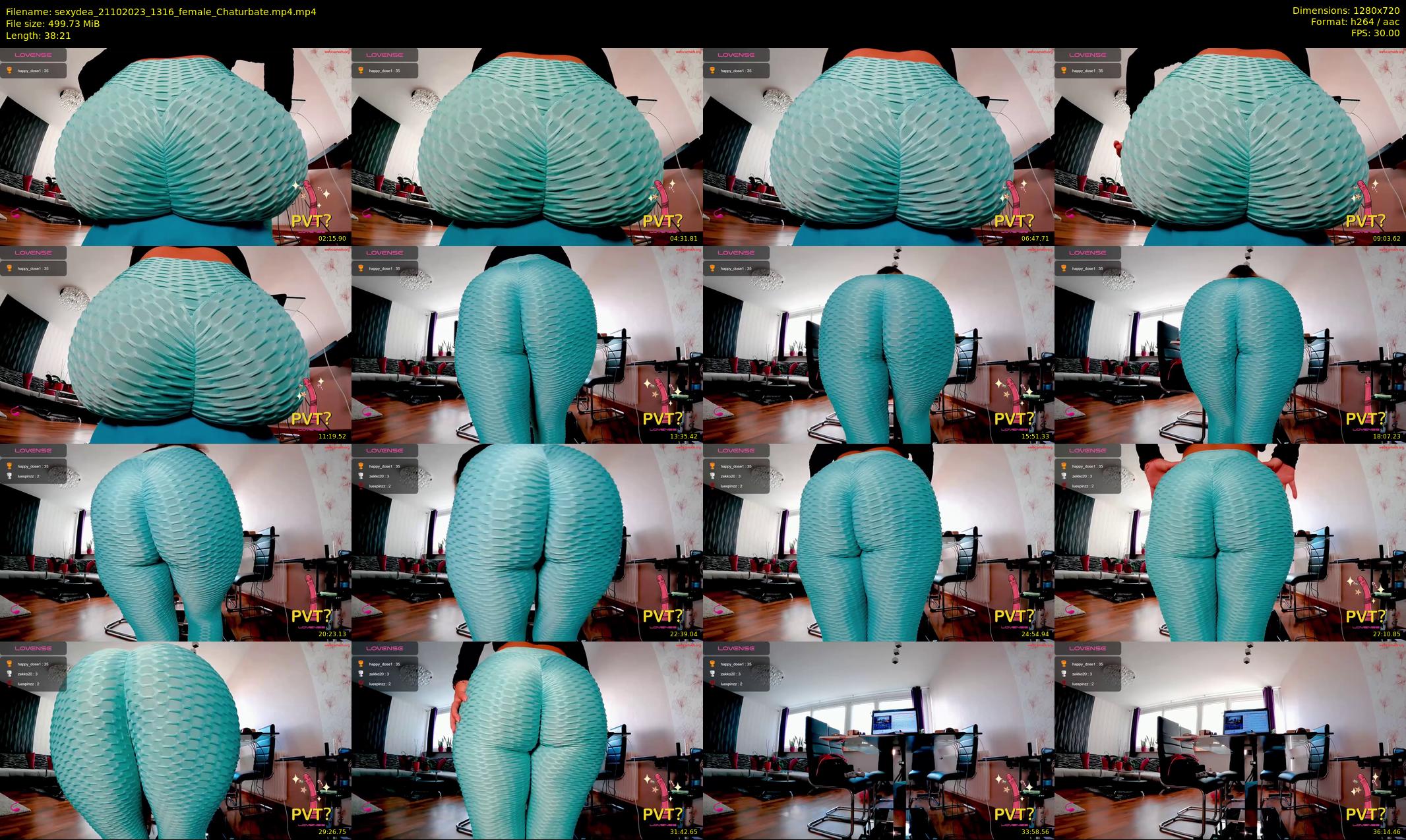 sexydea — 39 minute Chaturbate female cam show recording, 720p, Oct 21, 2023
