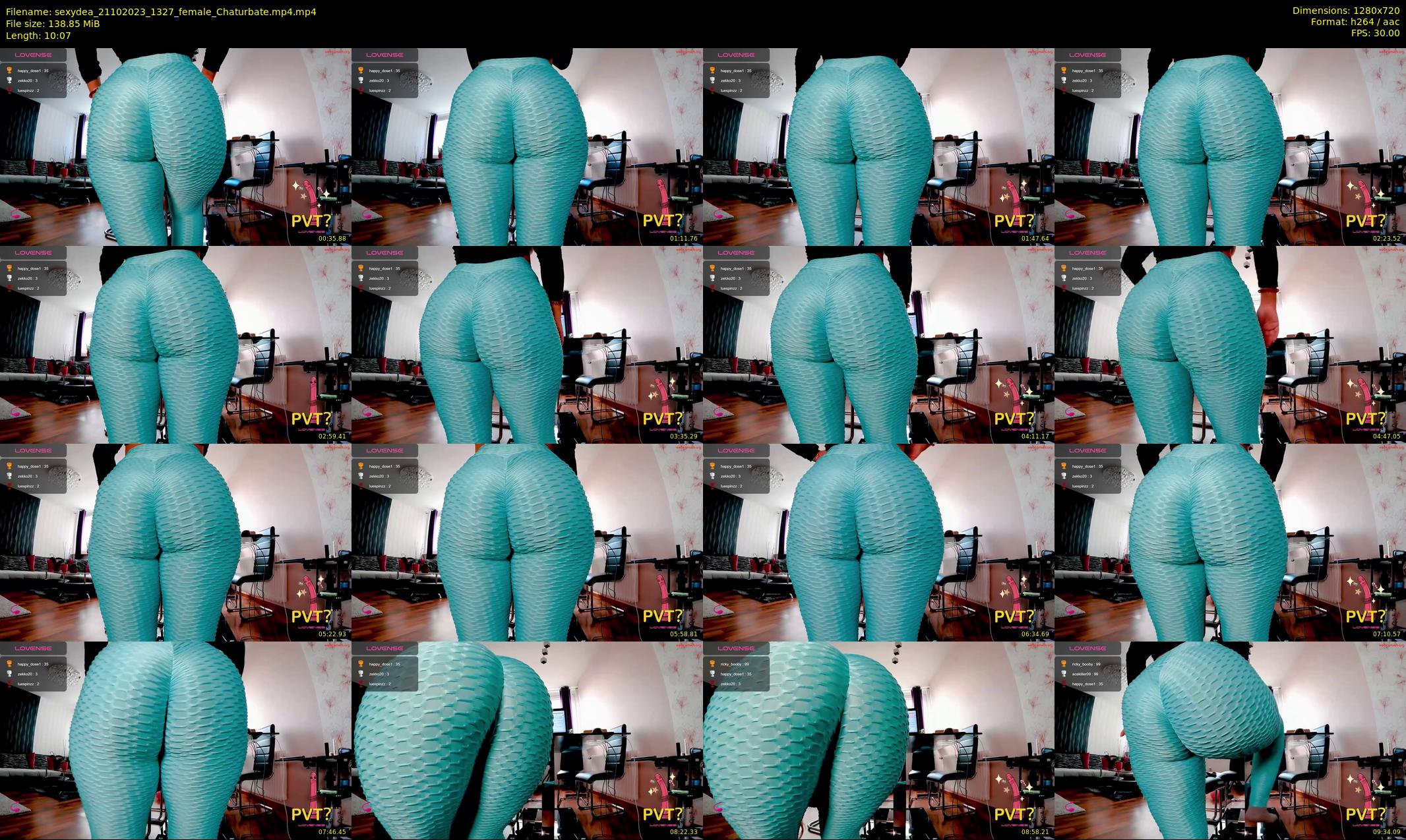 sexydea — 11 minute Chaturbate female cam show recording, 720p, Oct 21, 2023