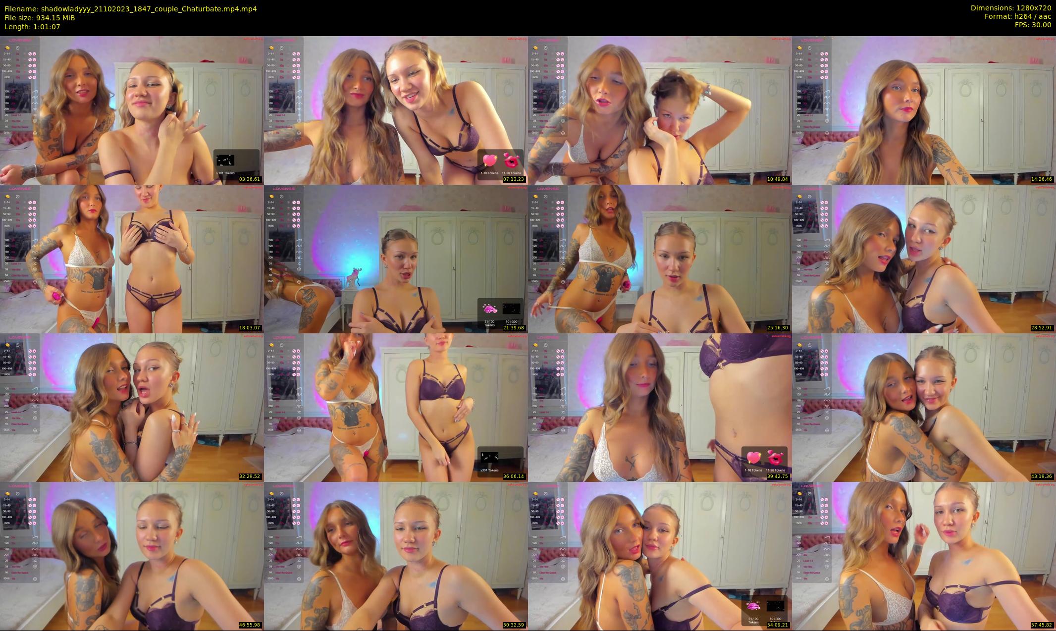 shadowladyyy — 62 minute Chaturbate couple cam show recording, 720p, Oct 21, 2023