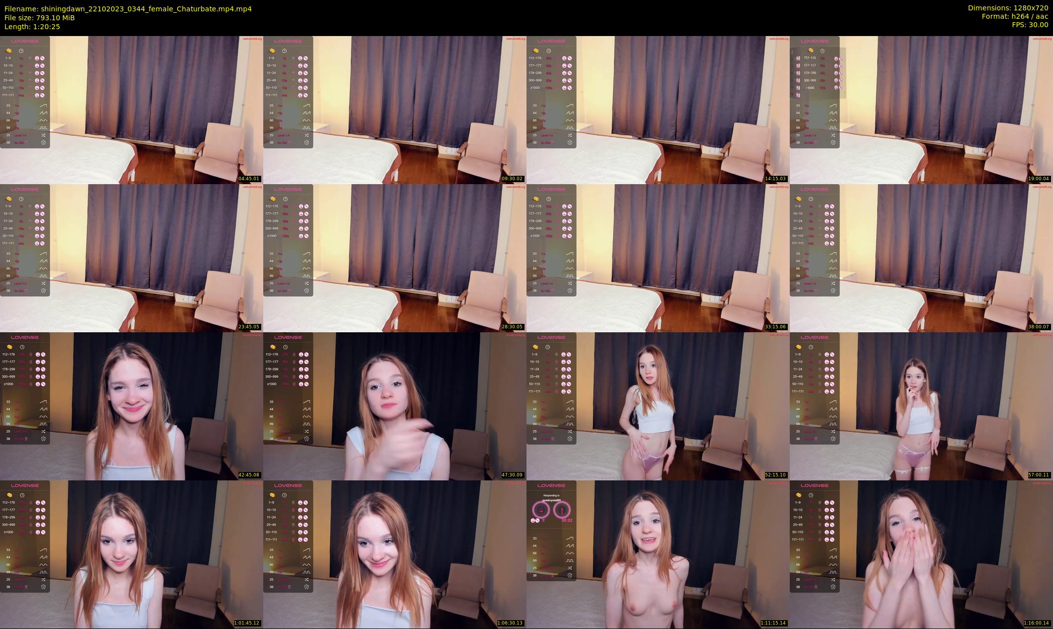 shiningdawn — 81 minute Chaturbate female cam show recording, 720p, Oct 22, 2023