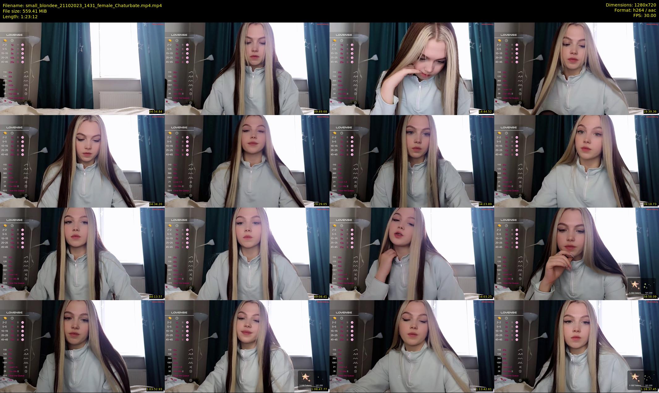 small_blondee — 84 minute Chaturbate female cam show recording, 720p, Oct 21, 2023