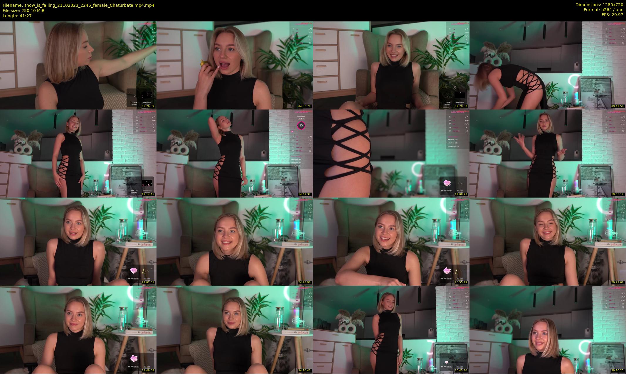 snow_is_falling — 42 minute Chaturbate female cam show recording, 720p, Oct 21, 2023