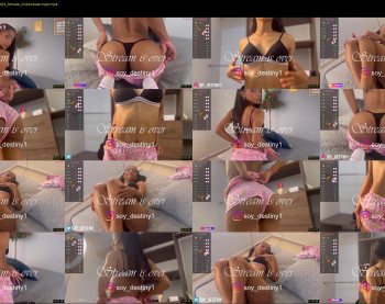 soy_destiny — 15 minute Chaturbate female cam show recording, 720p, Oct 21, 2023
