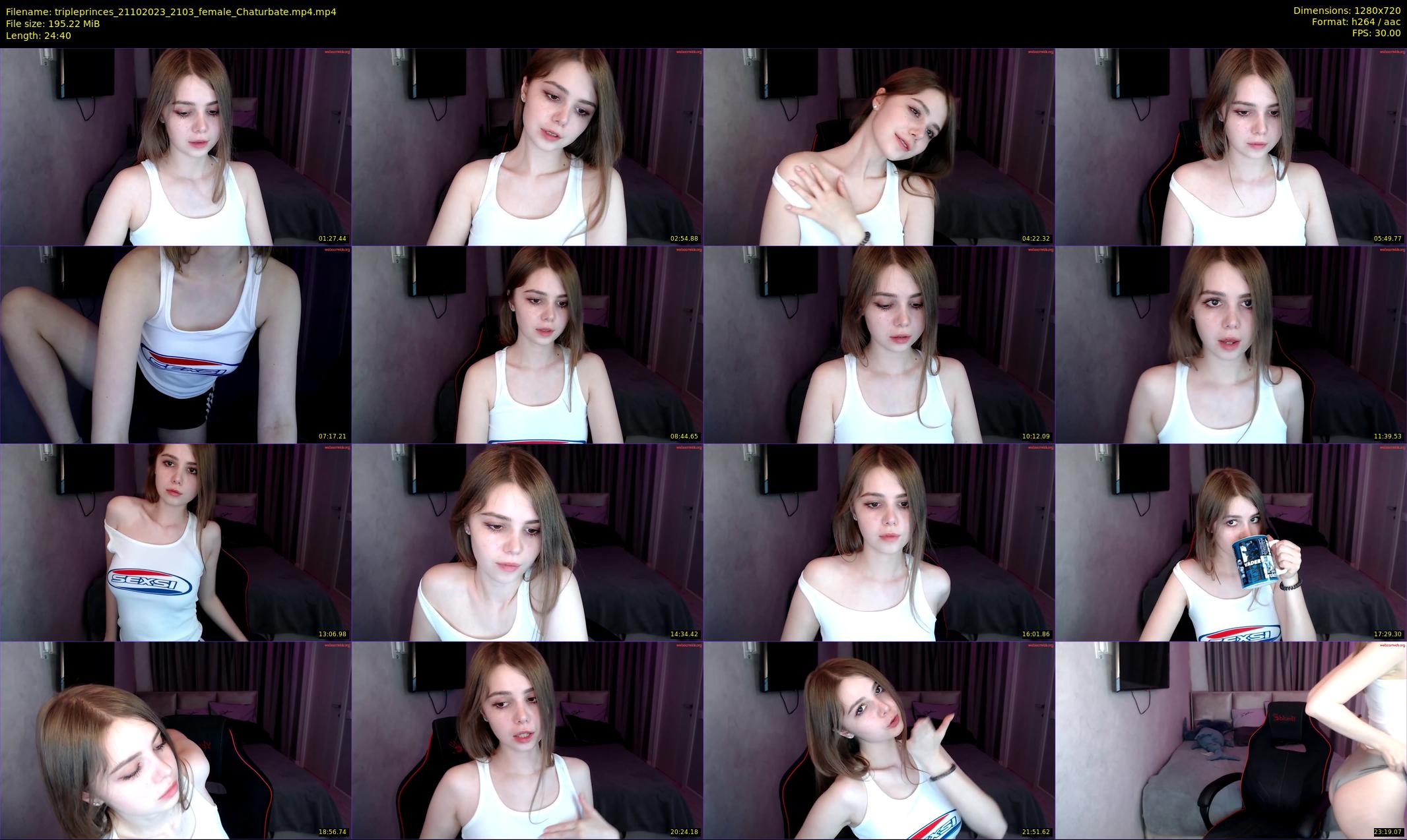 tripleprinces — 25 minute Chaturbate female cam show recording, 720p, Oct 21, 2023