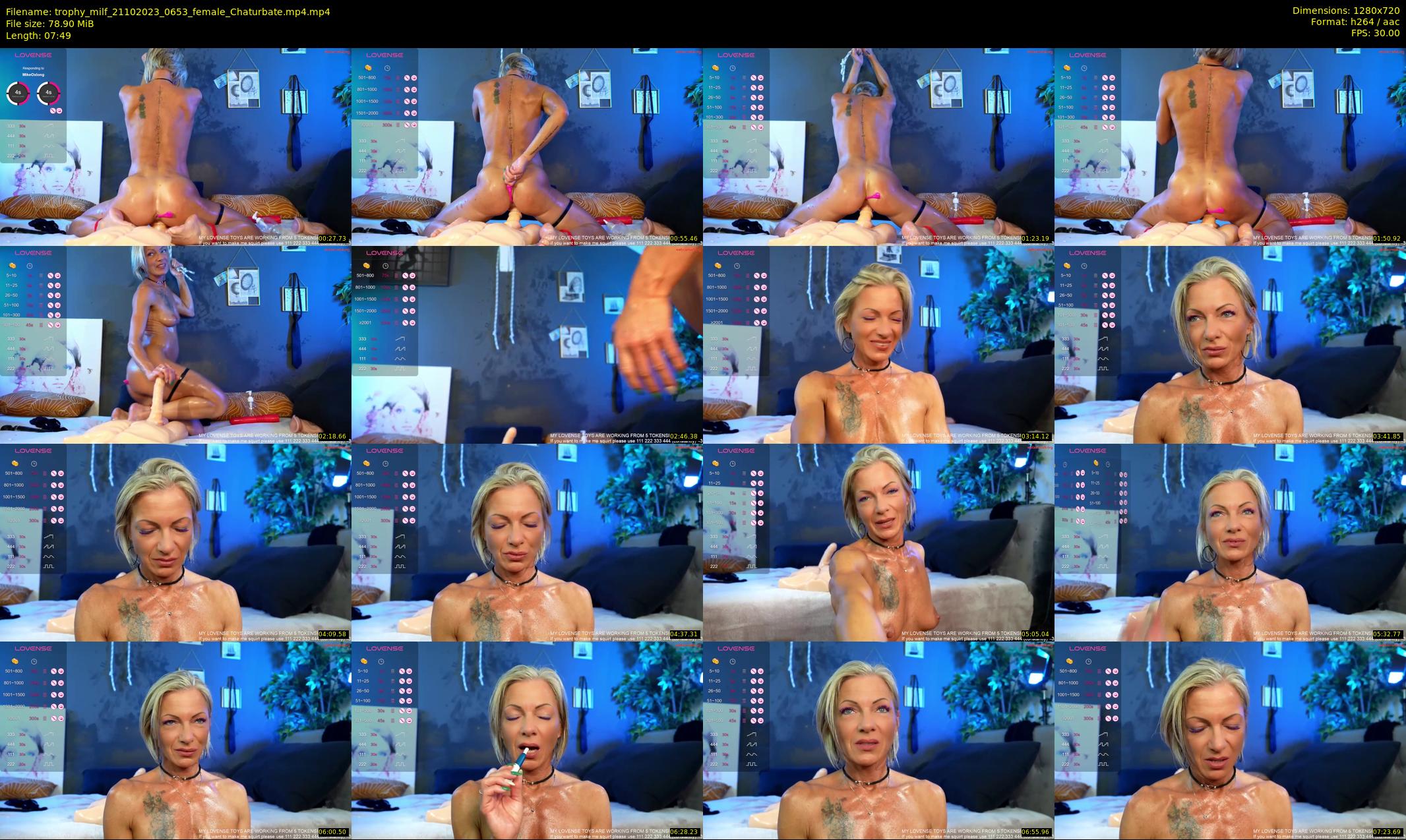 trophy_milf — 8 minute Chaturbate female cam show recording, 720p, Oct 21, 2023