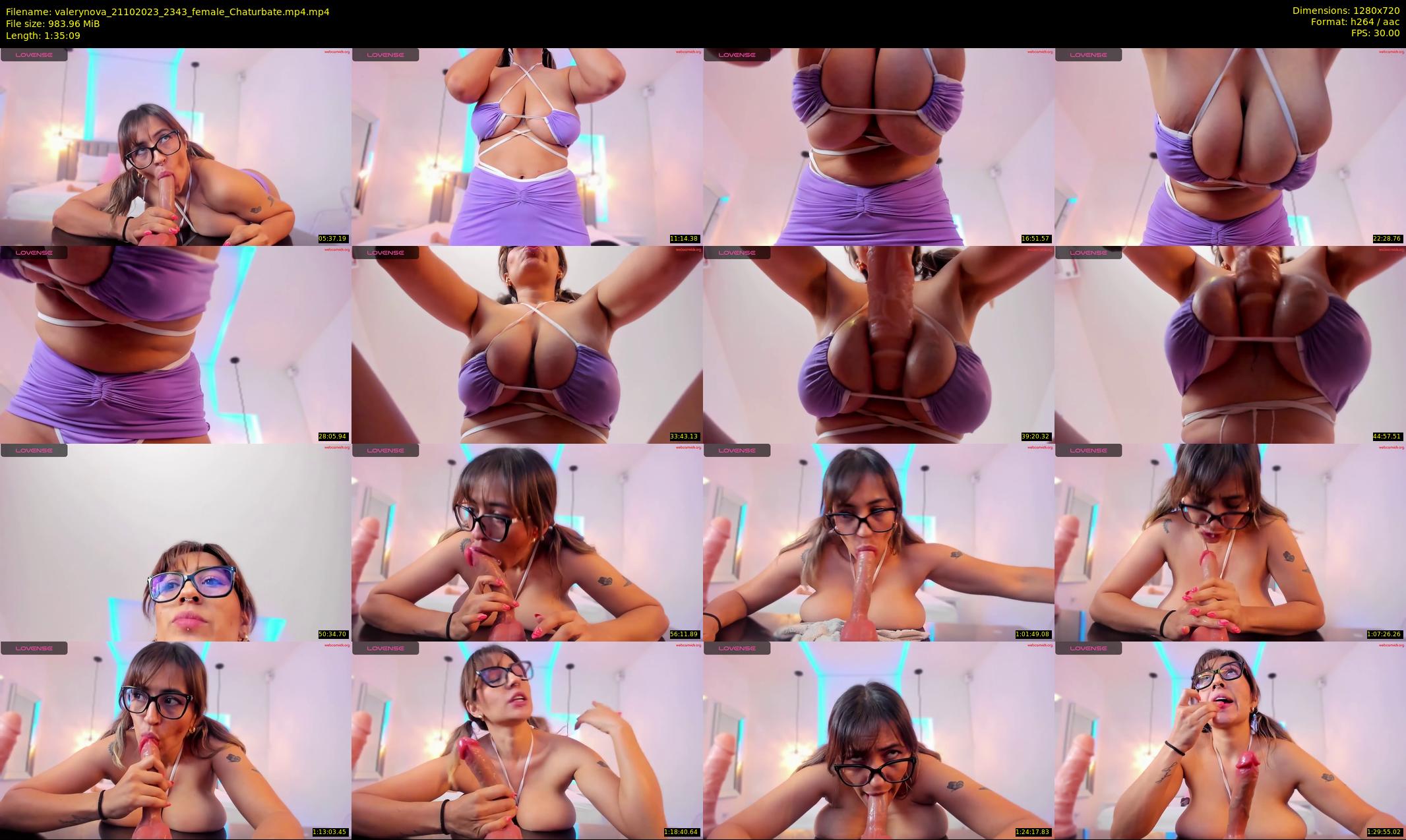 valerynova — 96 minute Chaturbate female cam show recording, 720p, Oct 21, 2023
