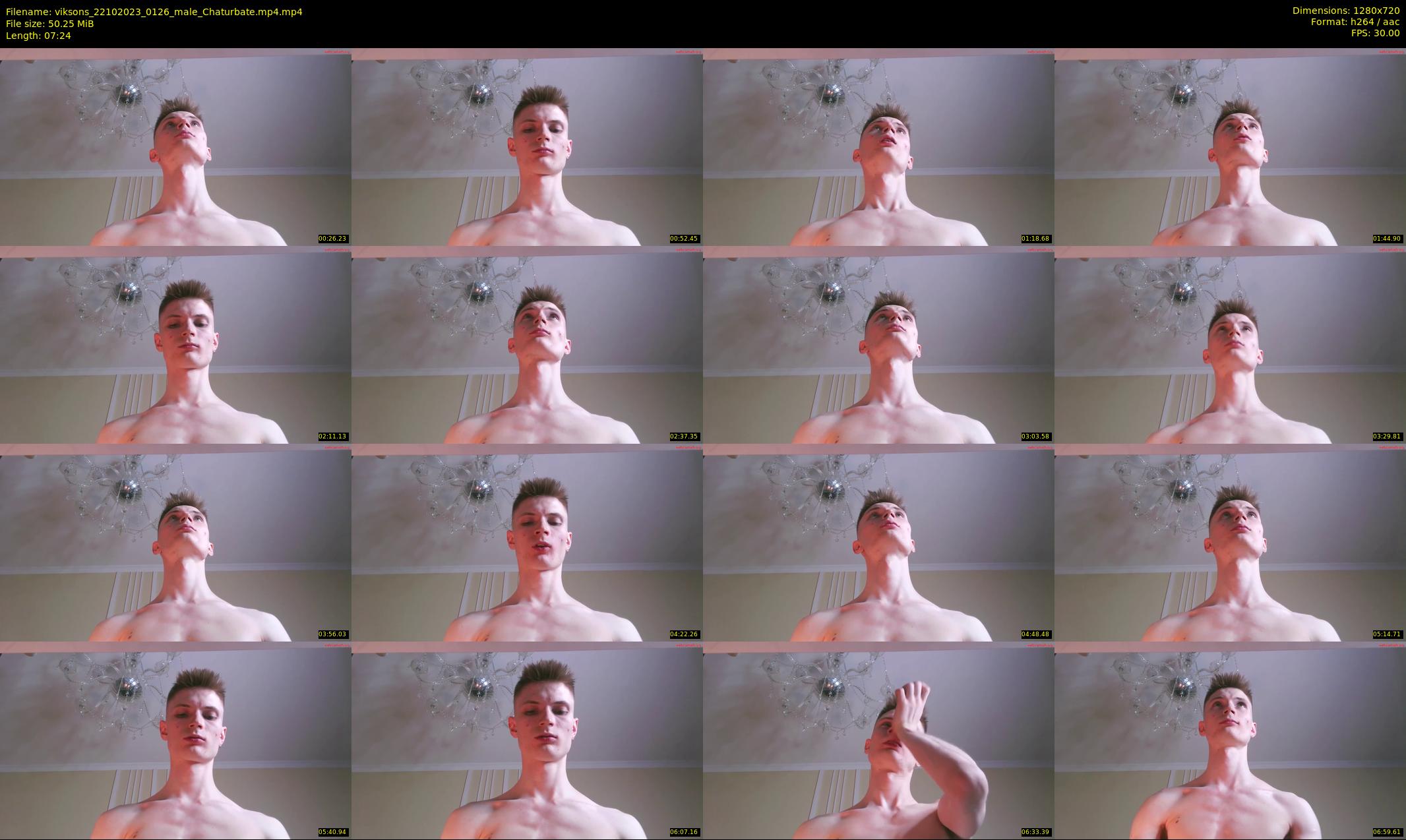 viksons — 8 minute Chaturbate male cam show recording, 720p, Oct 22, 2023