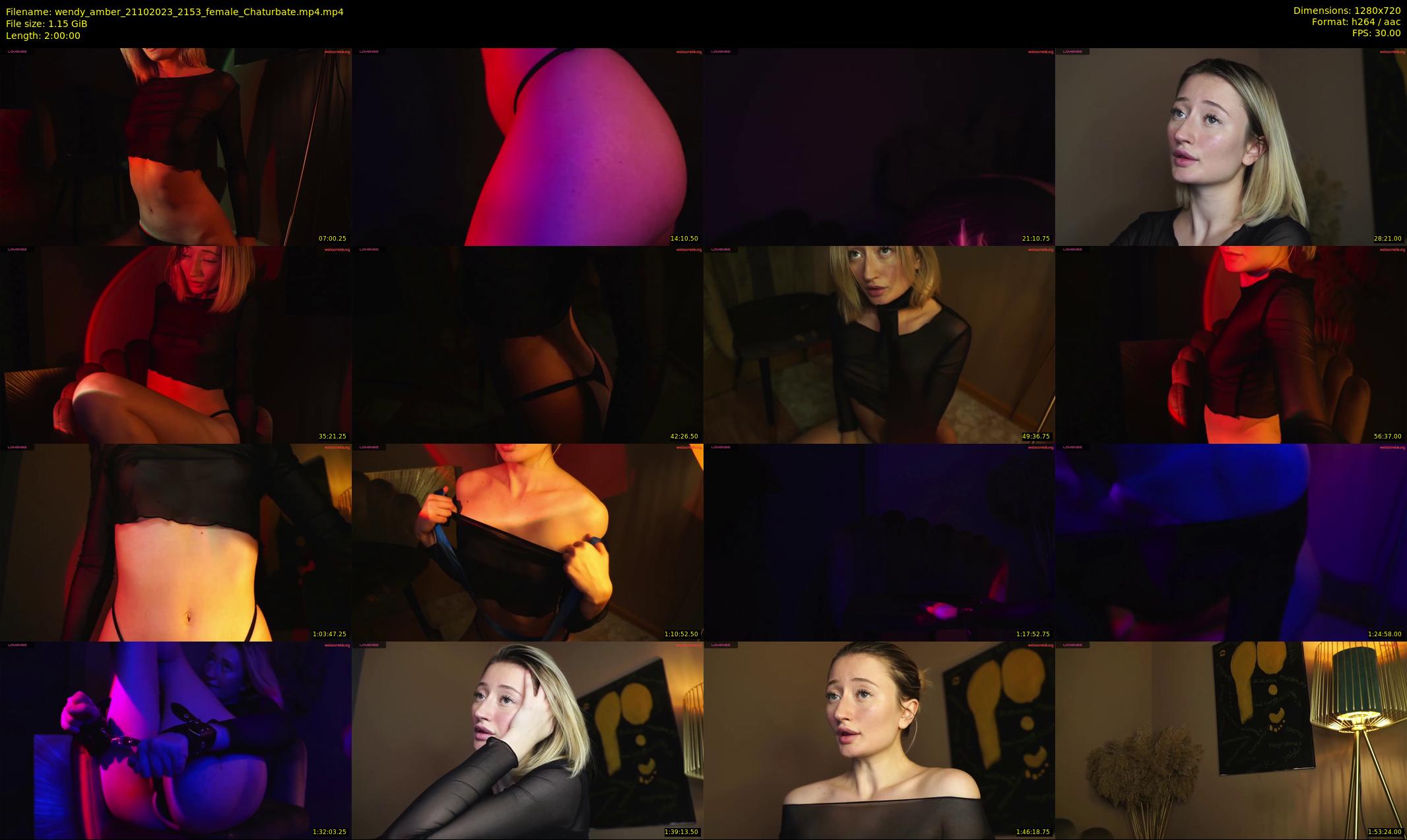 wendy_amber — 120 minute Chaturbate female cam show recording, 720p, Oct 21, 2023