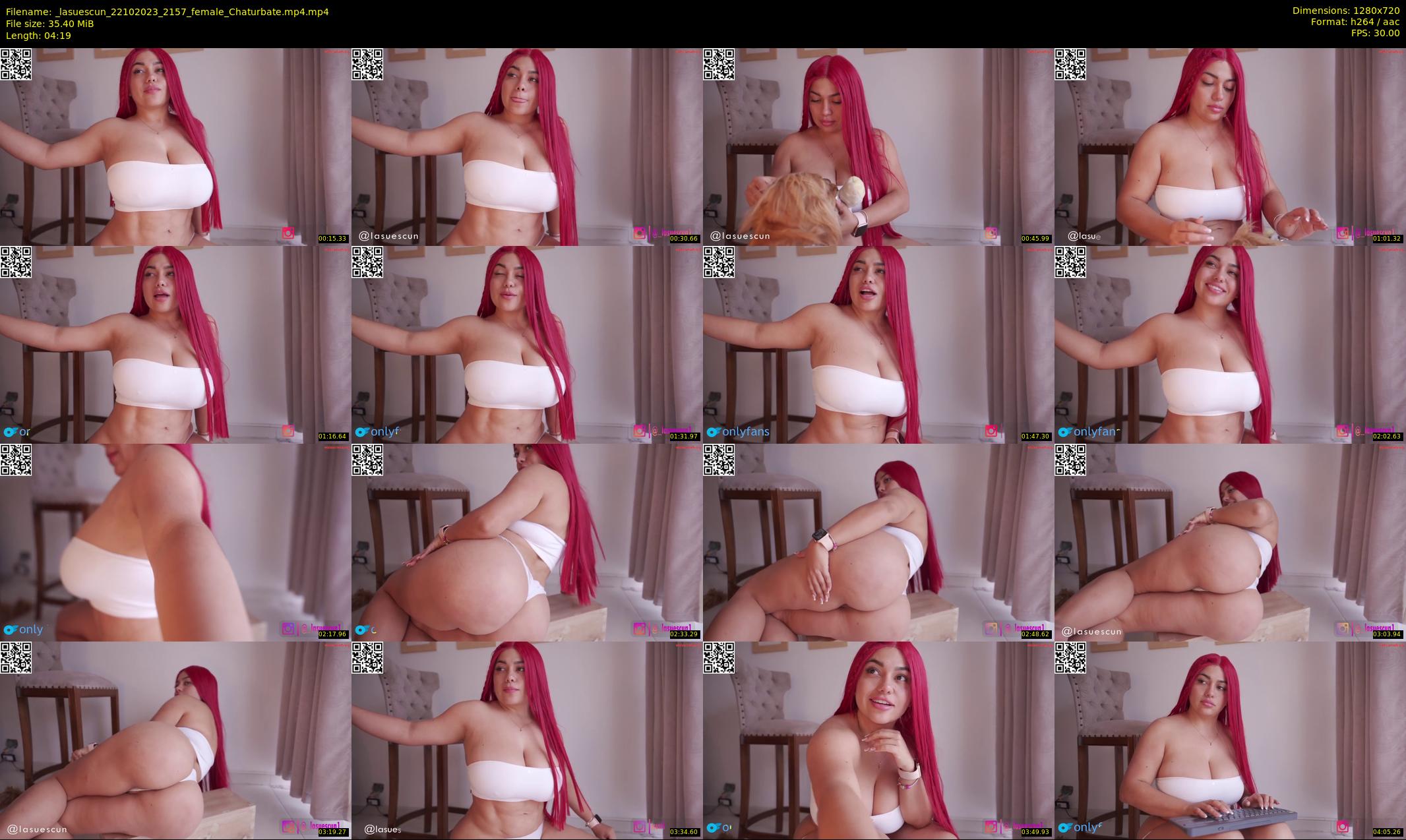 _lasuescun — 5 minute Chaturbate female cam show recording, 720p, Oct 22, 2023