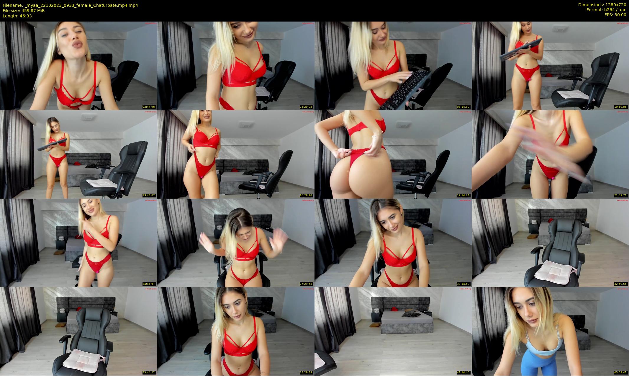 _myaa — 47 minute Chaturbate female cam show recording, 720p, Oct 22, 2023