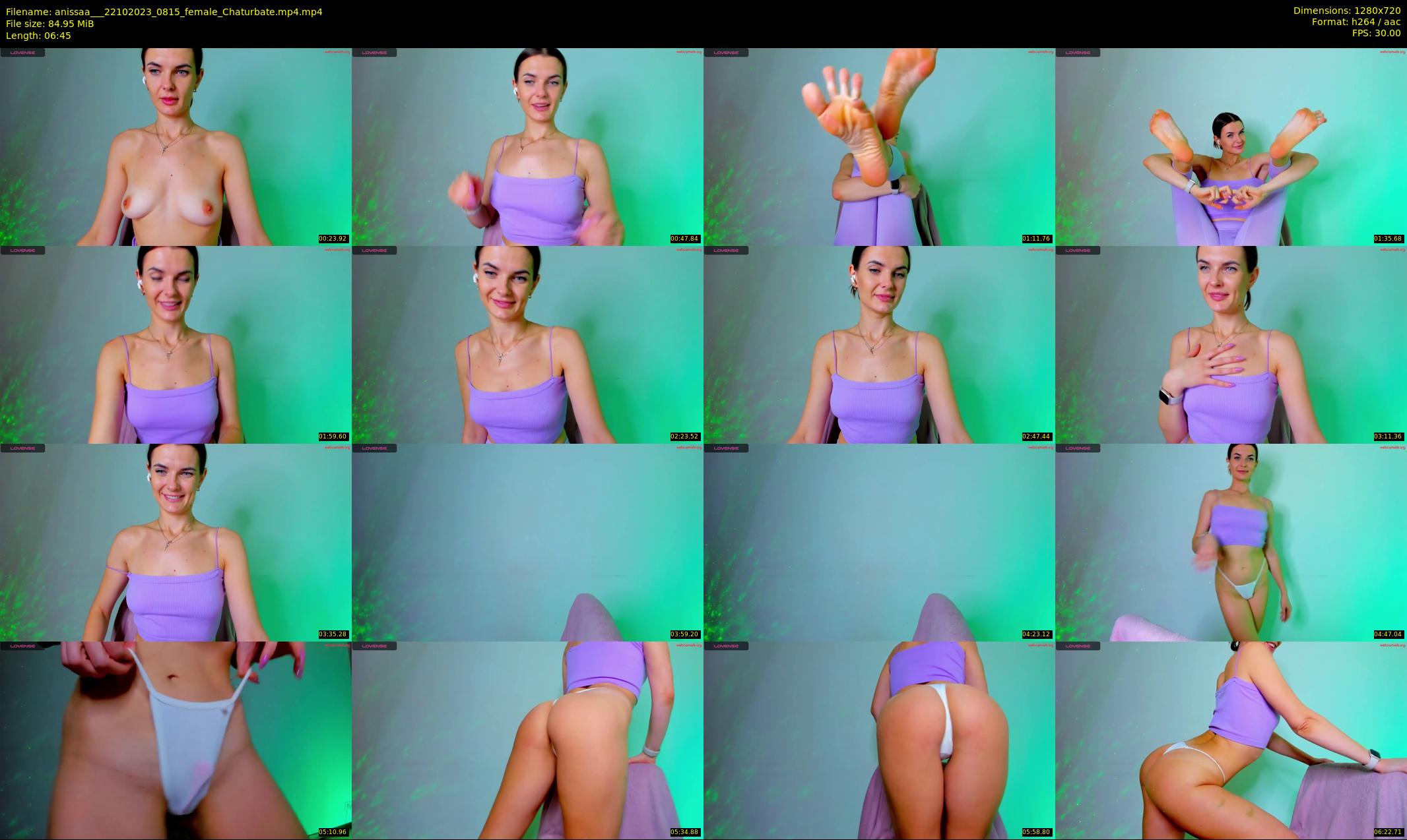 anissaa__ — 7 minute Chaturbate female cam show recording, 720p, Oct 22, 2023