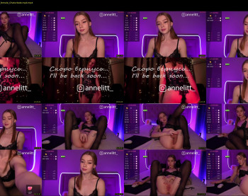 annelitt — 76 minute Chaturbate female cam show recording, 720p, Oct 22, 2023