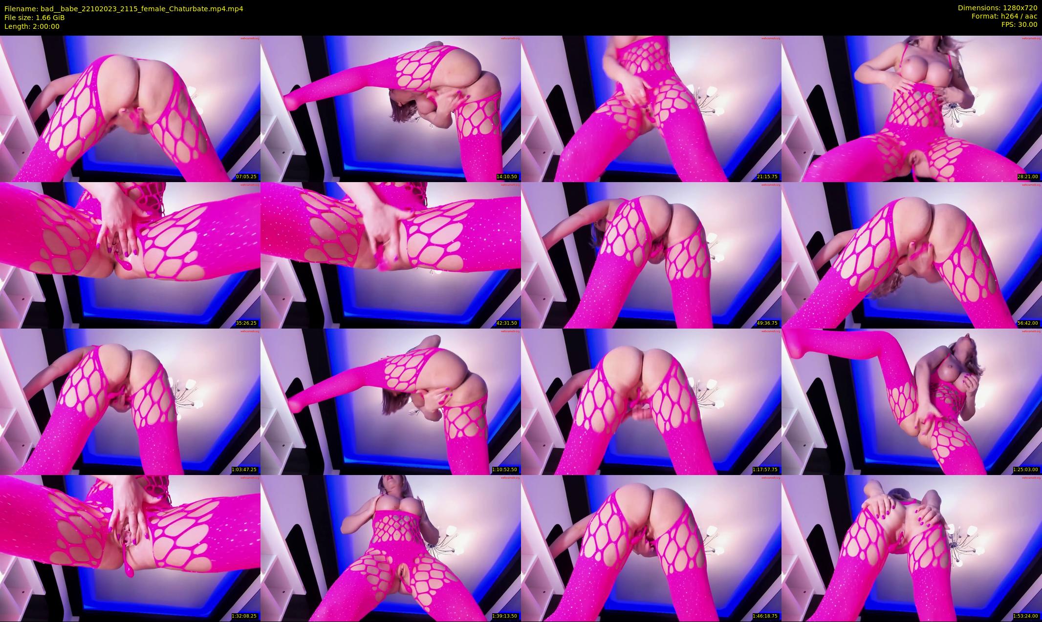 bad__babe — 120 minute Chaturbate female cam show recording, 720p, Oct 22, 2023
