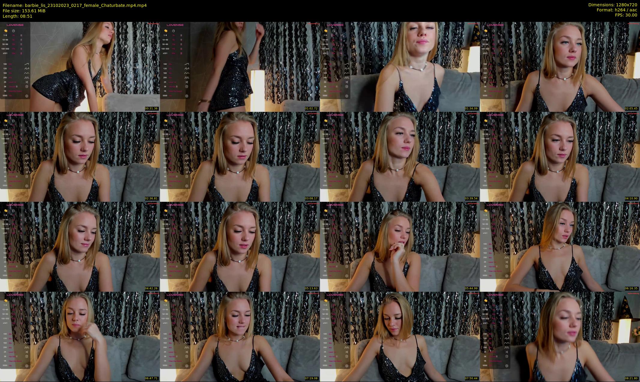barbie_lis — 9 minute Chaturbate female cam show recording, 720p, Oct 23, 2023