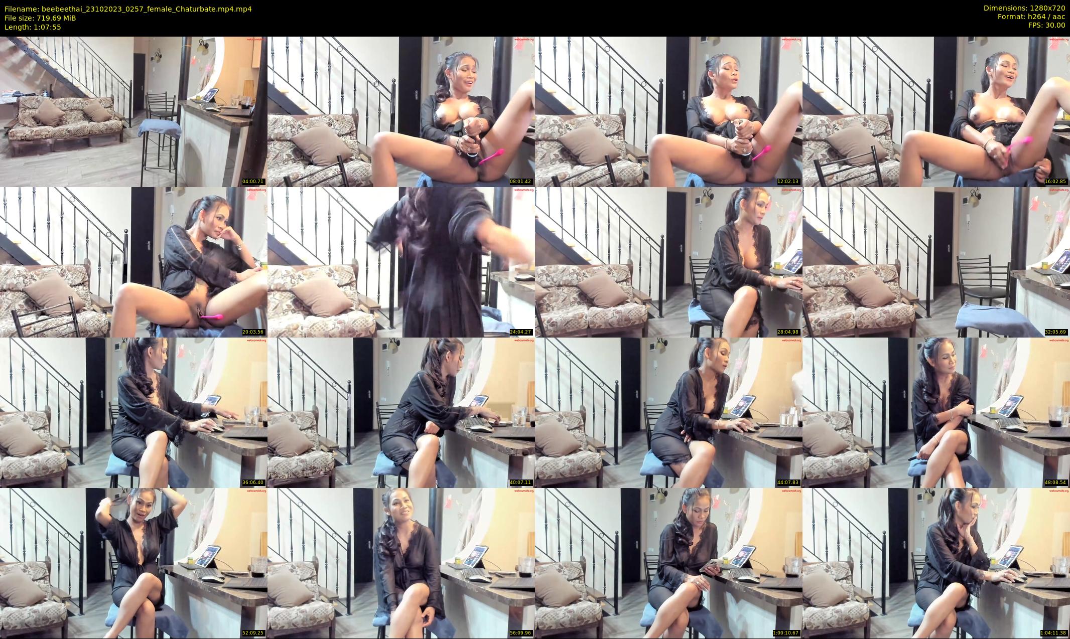 beebeethai — 68 minute Chaturbate female cam show recording, 720p, Oct 23, 2023