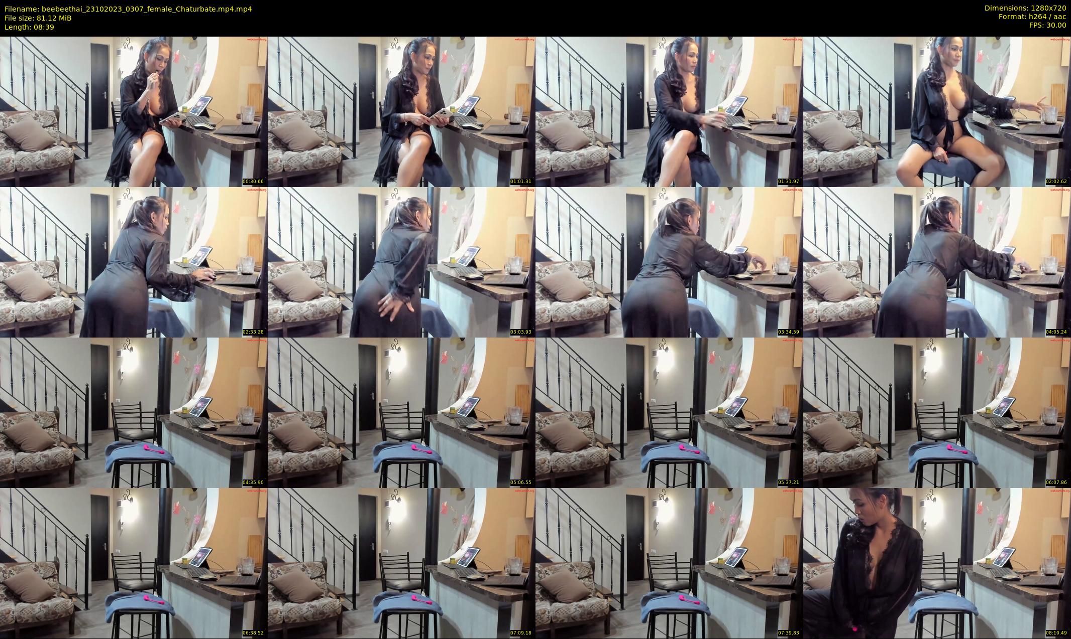 beebeethai — 9 minute Chaturbate female cam show recording, 720p, Oct 23, 2023