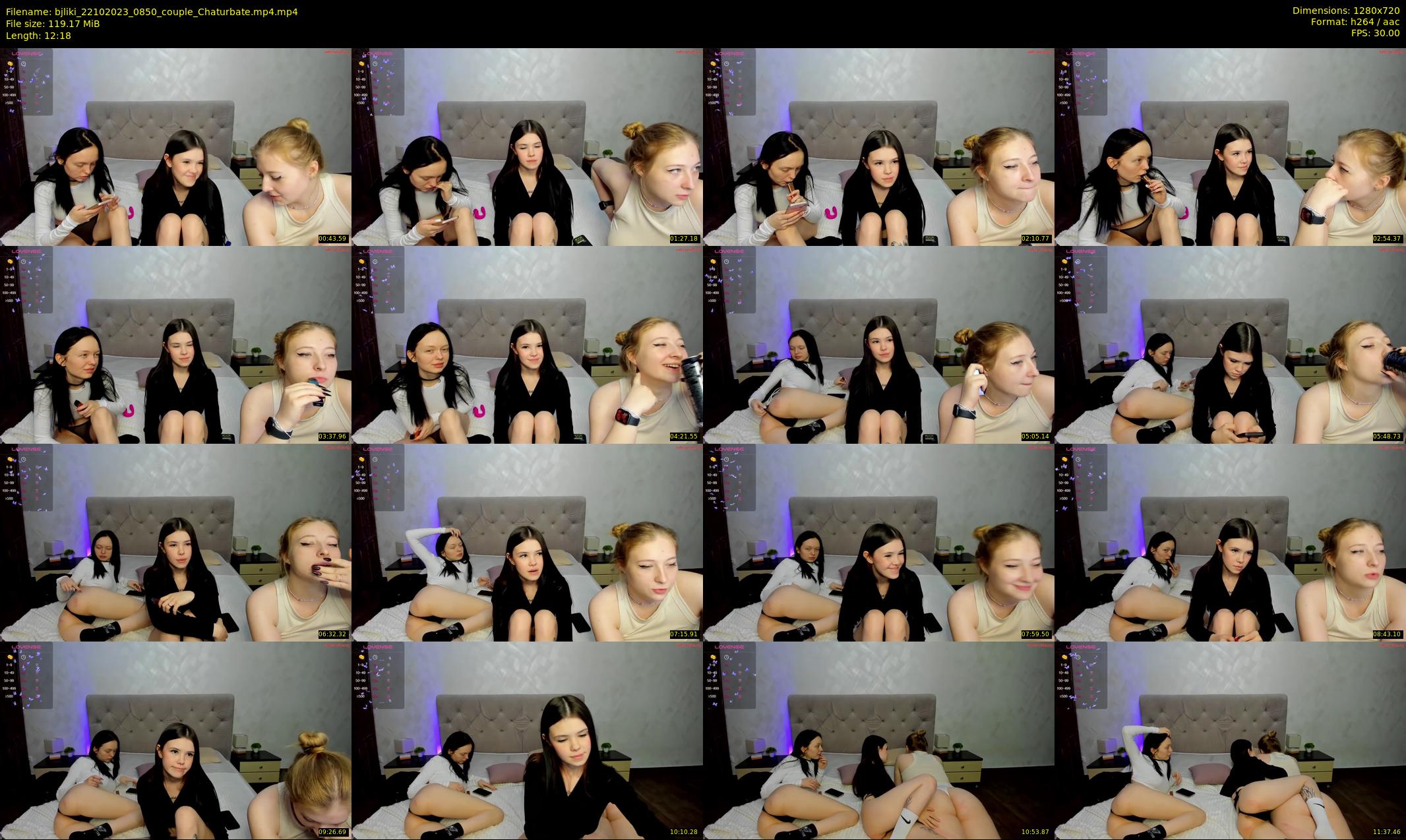 bjliki — 13 minute Chaturbate couple cam show recording, 720p, Oct 22, 2023