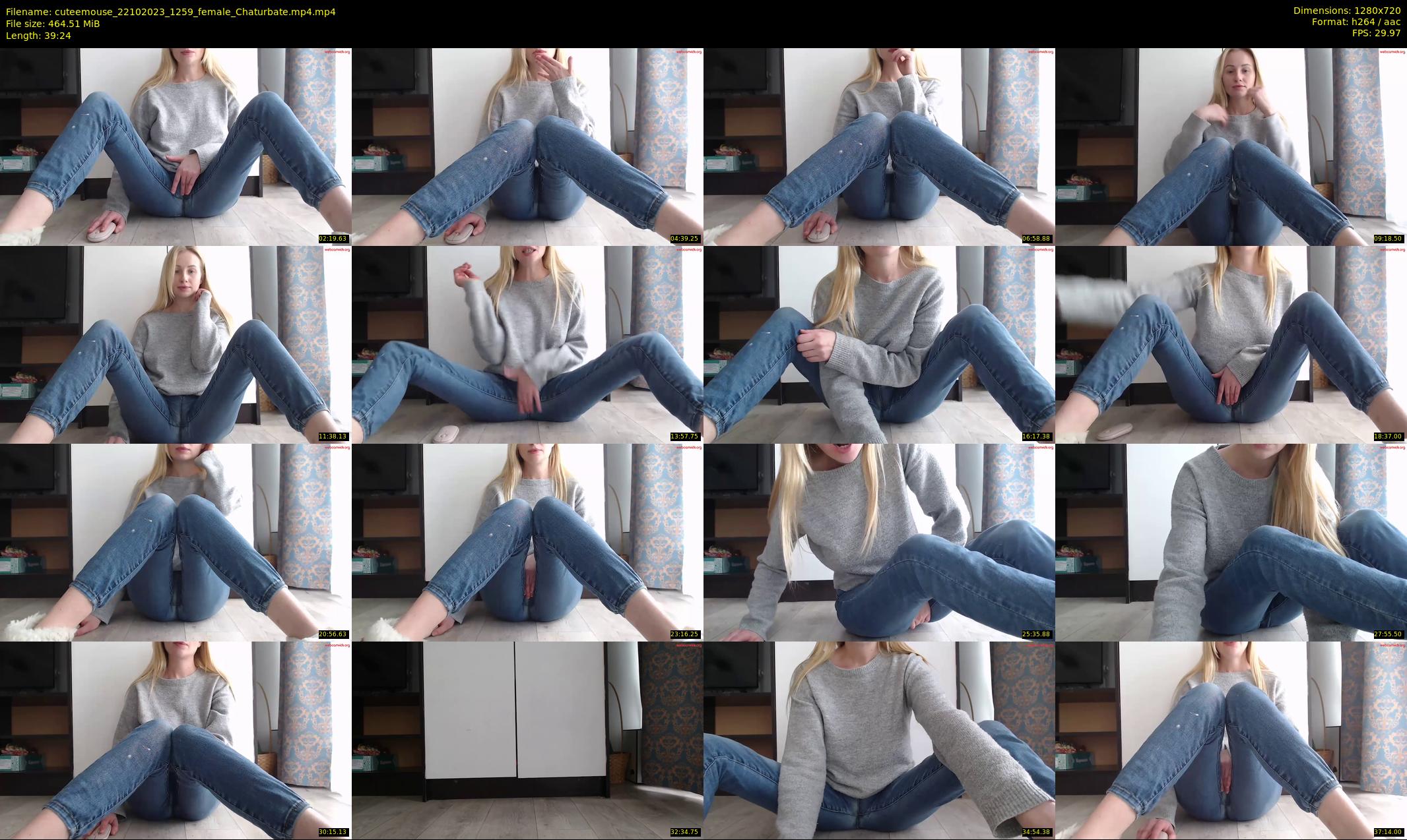cuteemouse — 40 minute Chaturbate female cam show recording, 720p, Oct 22, 2023