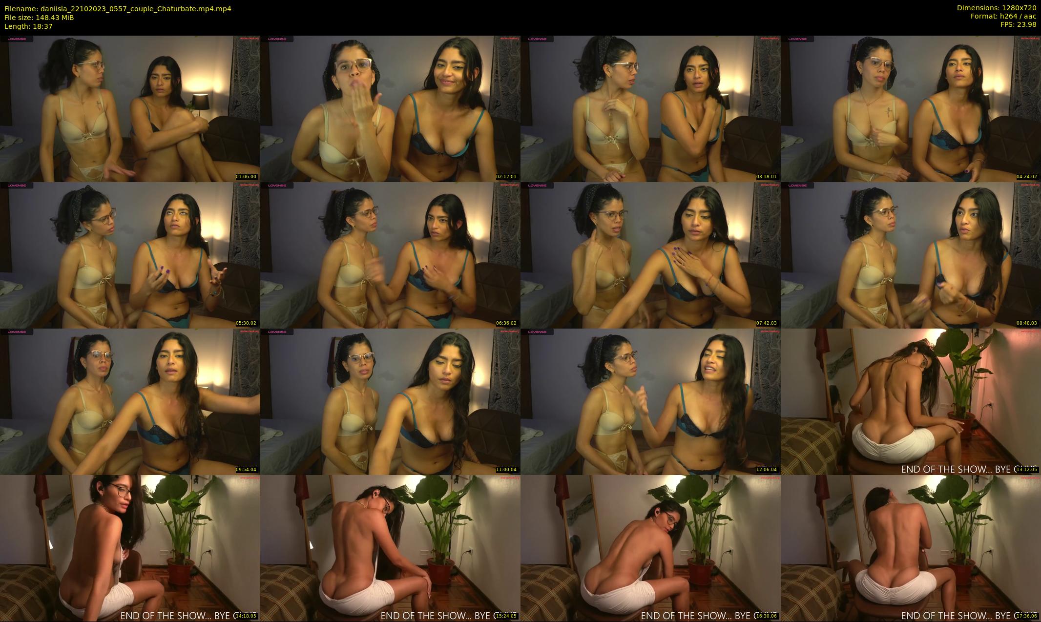 daniisla — 19 minute Chaturbate female cam show recording, 720p, Oct 22, 2023